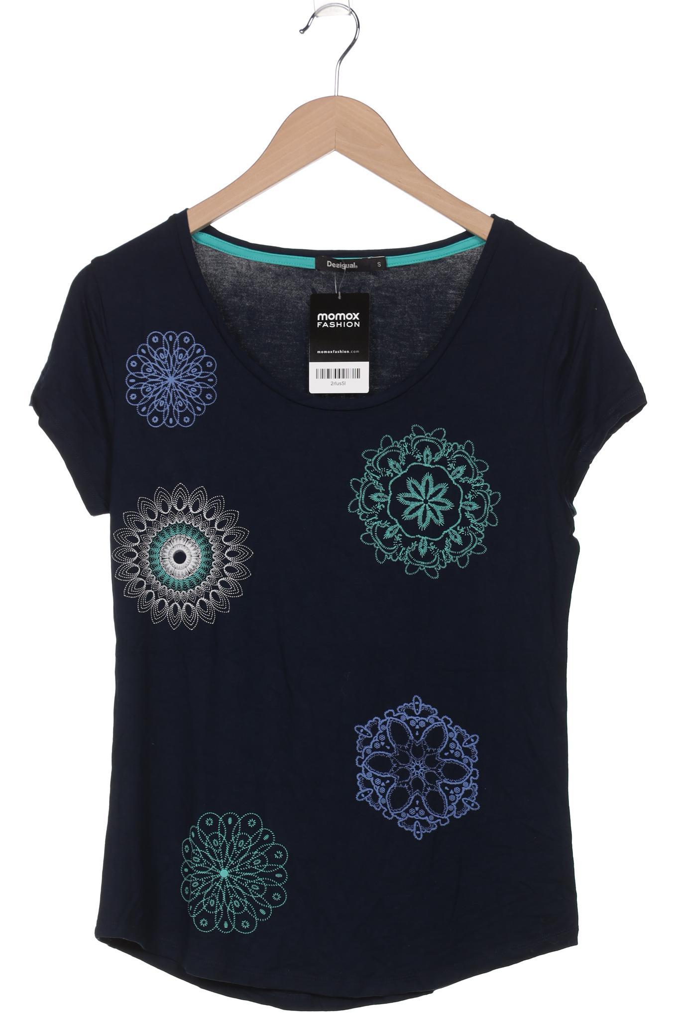 

Desigual Damen T-Shirt, marineblau, Gr. 36
