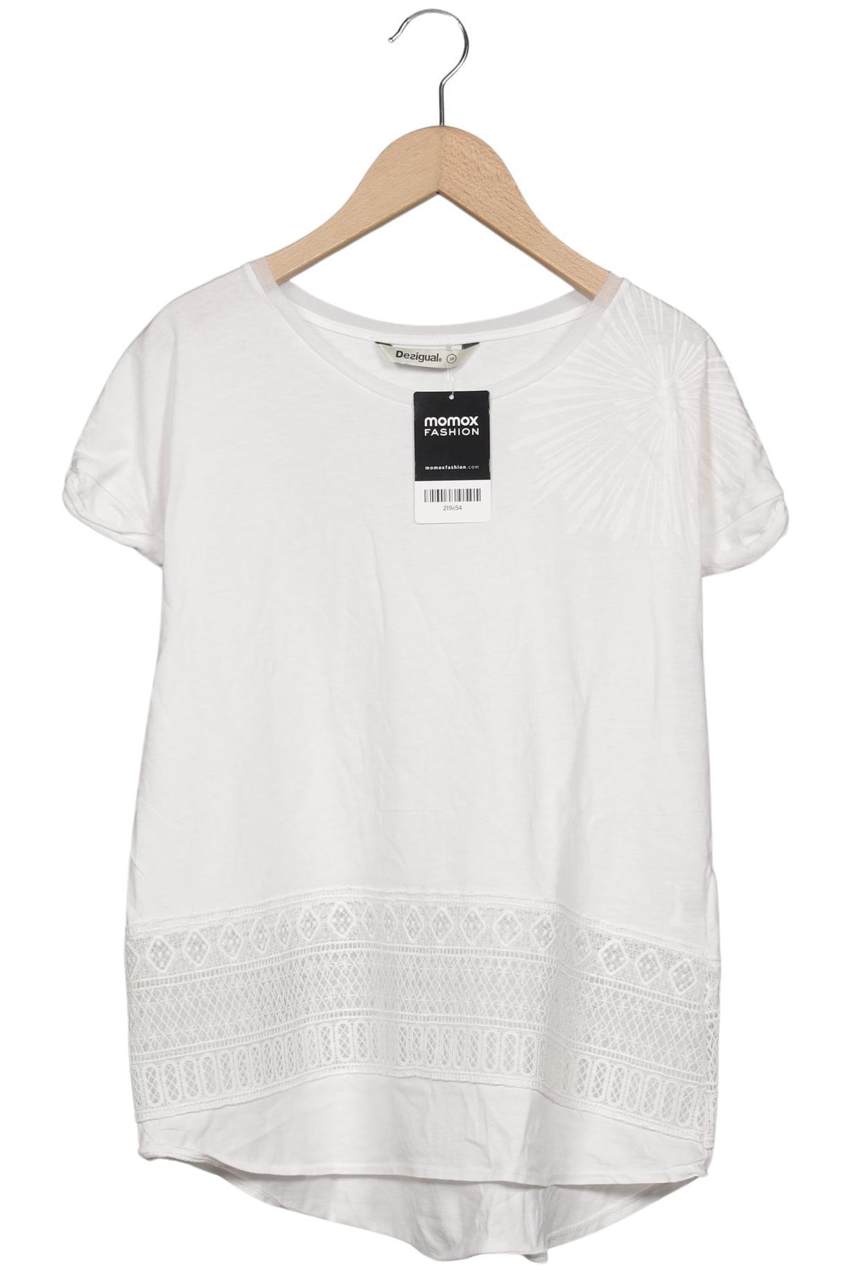 

Desigual Damen T-Shirt, weiß, Gr. 38