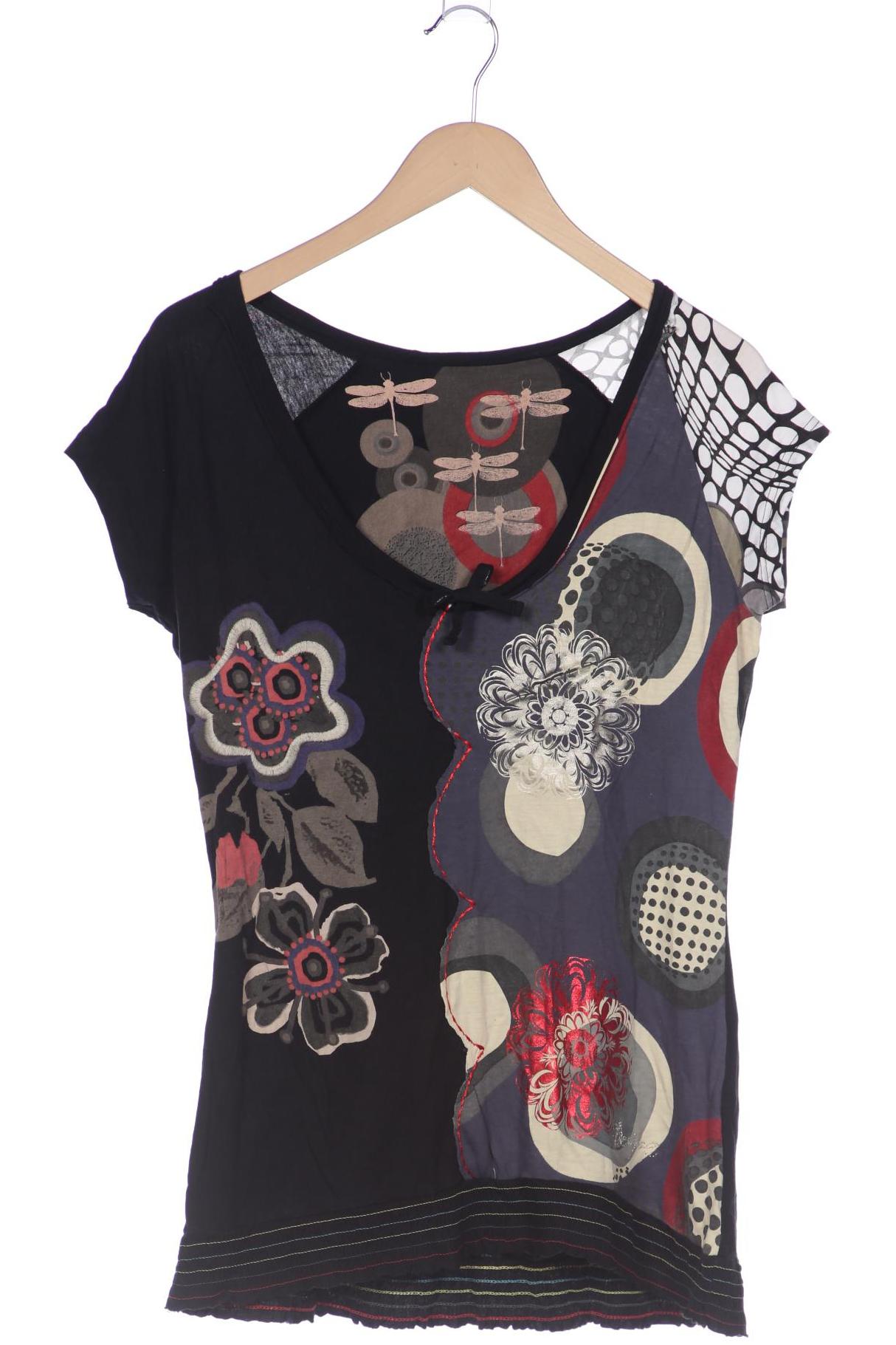 

Desigual Damen T-Shirt, schwarz, Gr. 42