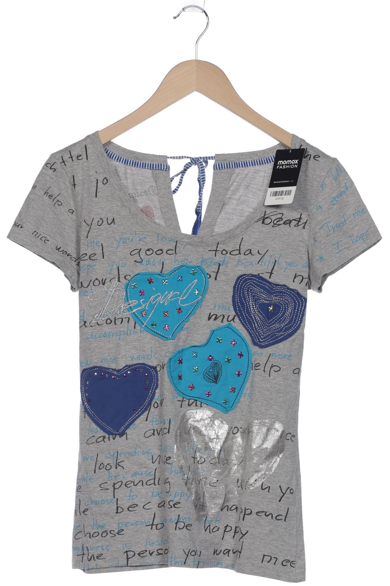 

Desigual Damen T-Shirt, grau, Gr. 38