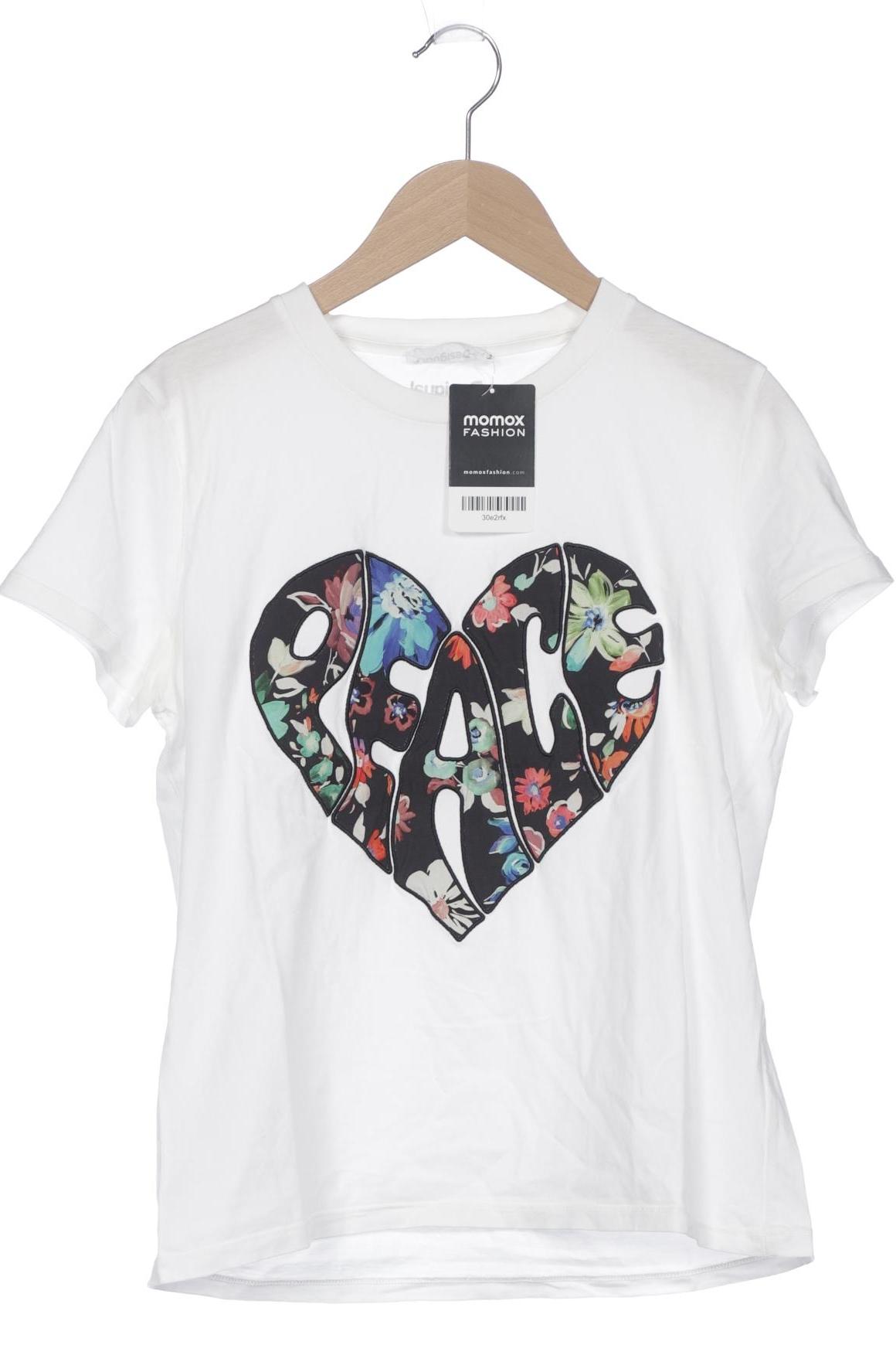 

Desigual Damen T-Shirt, weiß, Gr. 38