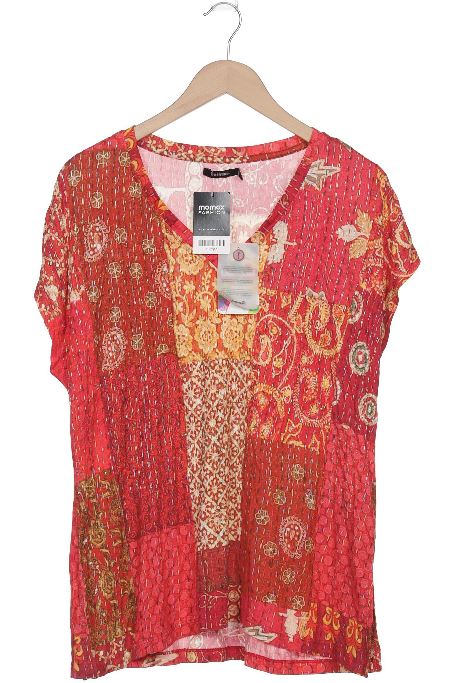 

Desigual Damen T-Shirt, rot, Gr. 44