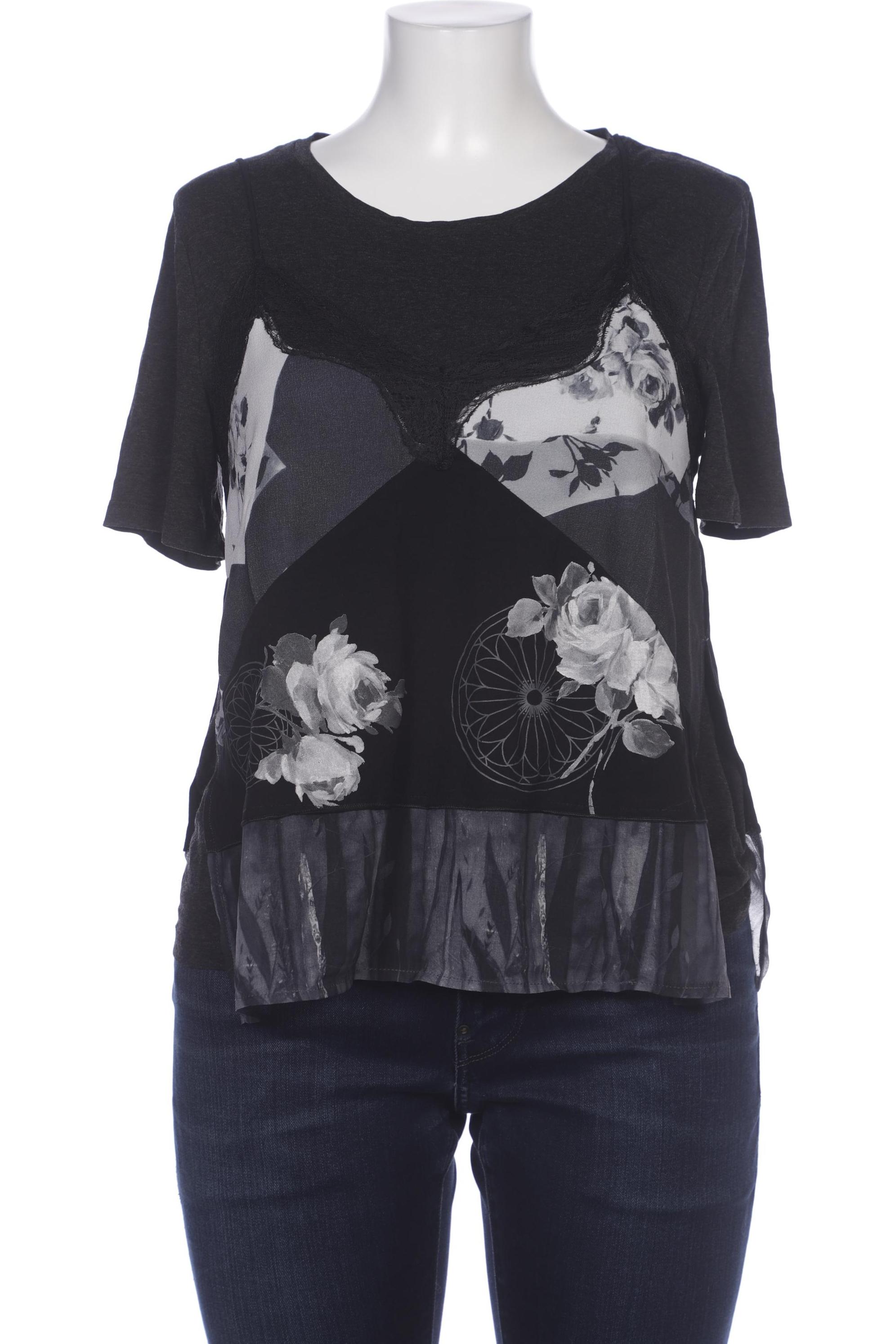 

Desigual Damen T-Shirt, grau, Gr. 44