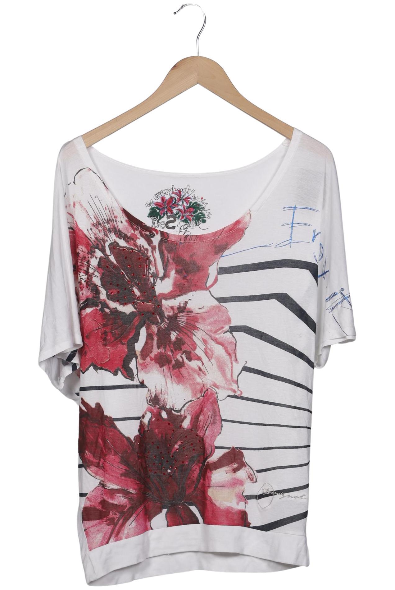 

Desigual Damen T-Shirt, weiß, Gr. 38