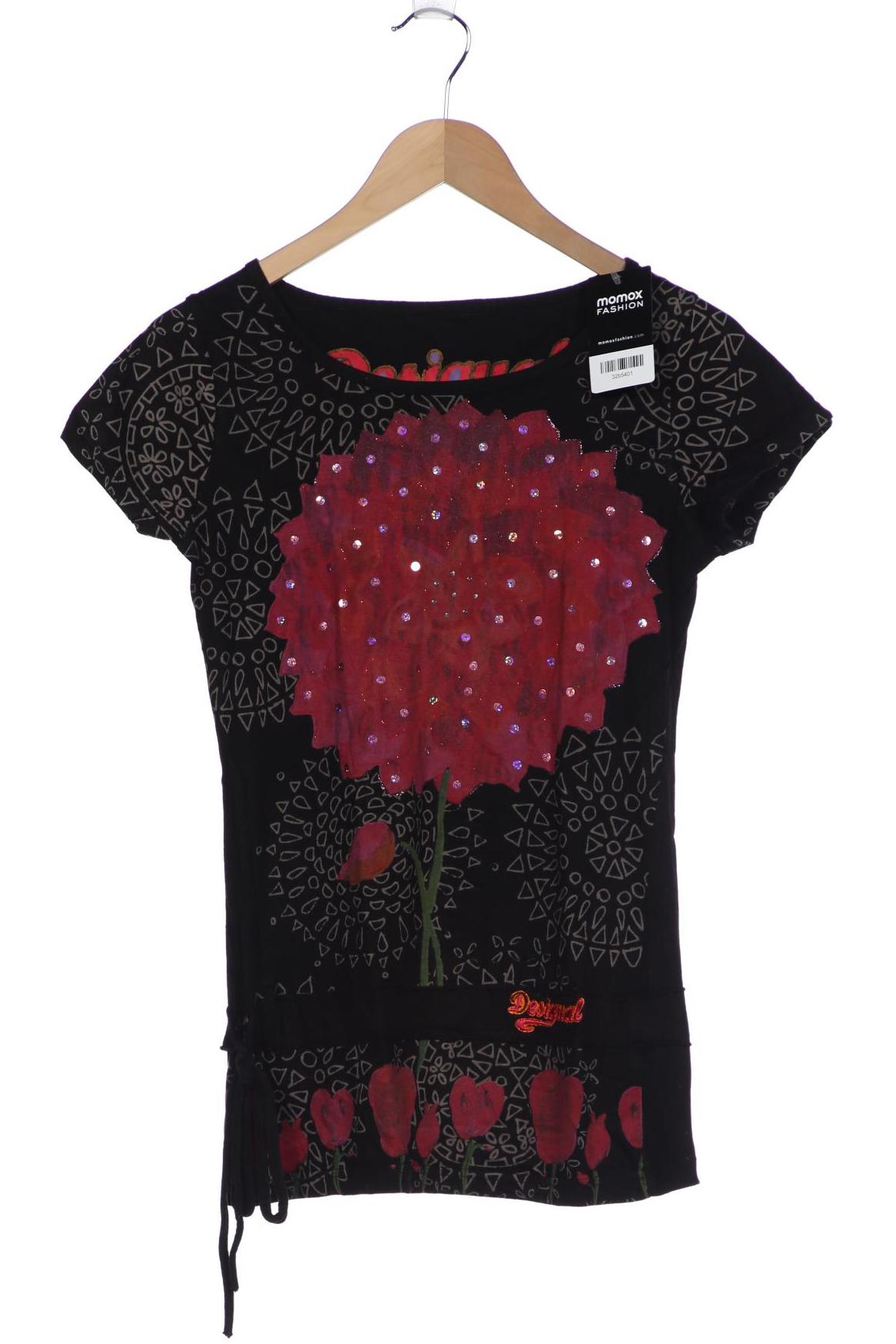 

Desigual Damen T-Shirt, schwarz