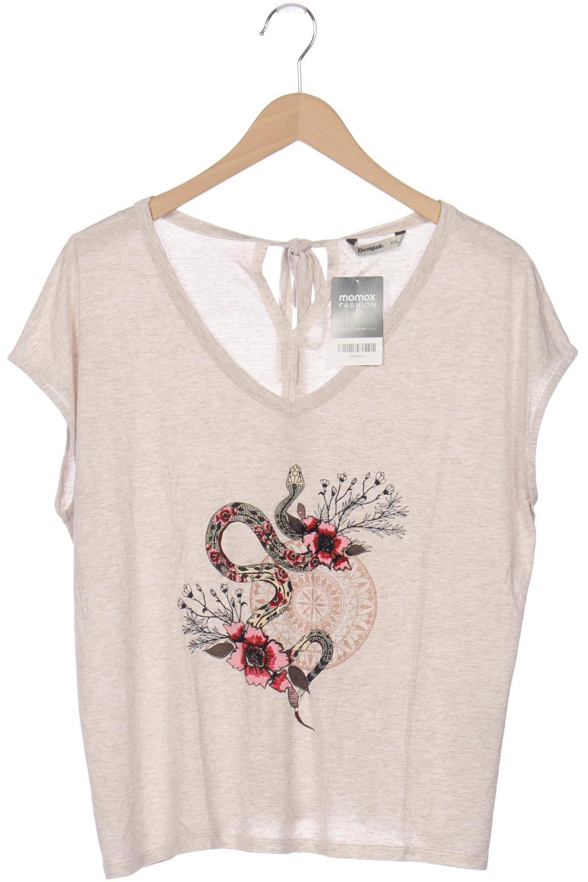 

Desigual Damen T-Shirt, beige