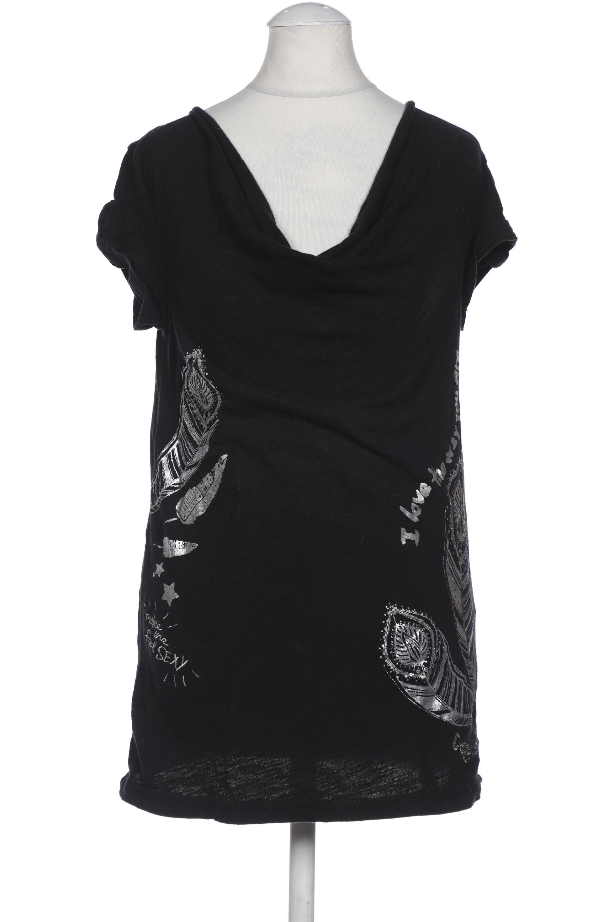 

Desigual Damen T-Shirt, schwarz