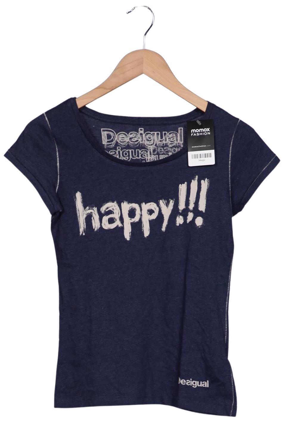 

Desigual Damen T-Shirt, blau, Gr. 36
