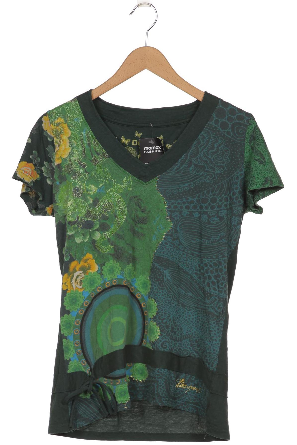 

Desigual Damen T-Shirt, grün, Gr. 44