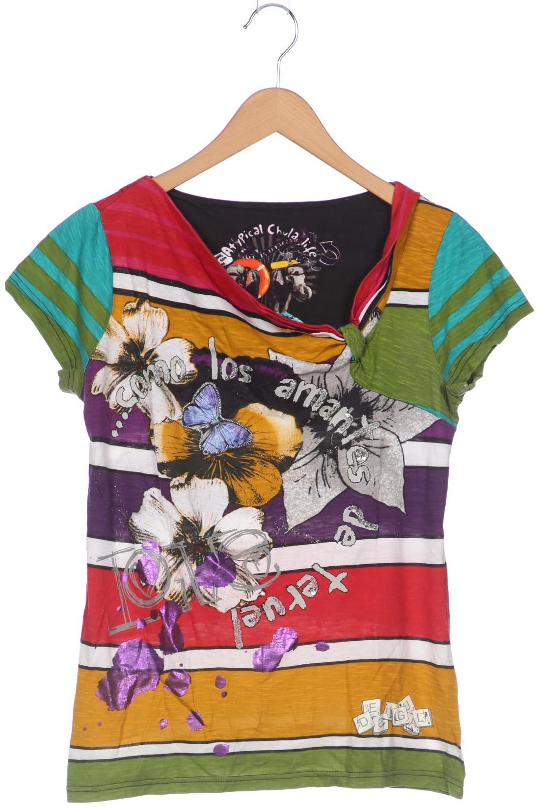

Desigual Damen T-Shirt, mehrfarbig, Gr. 38