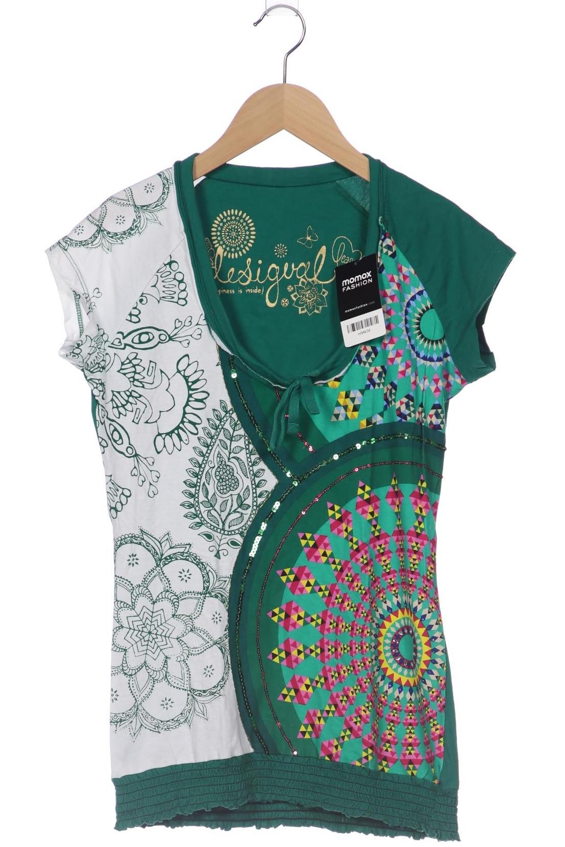 

Desigual Damen T-Shirt, grün, Gr. 38