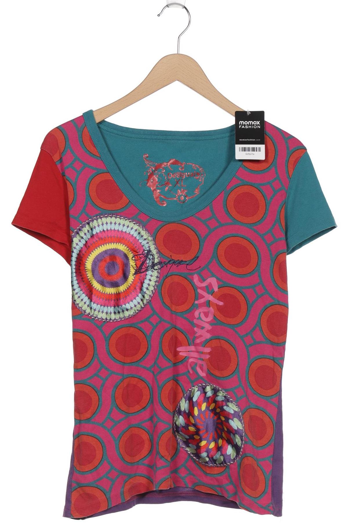 

Desigual Damen T-Shirt, pink, Gr. 44