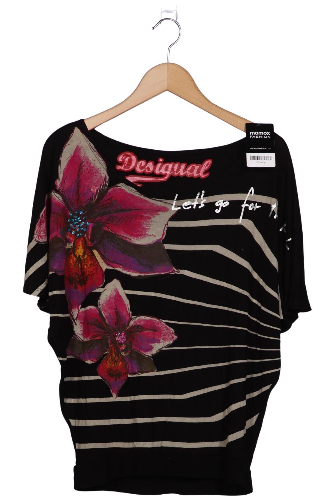 

Desigual Damen T-Shirt, schwarz, Gr. 38