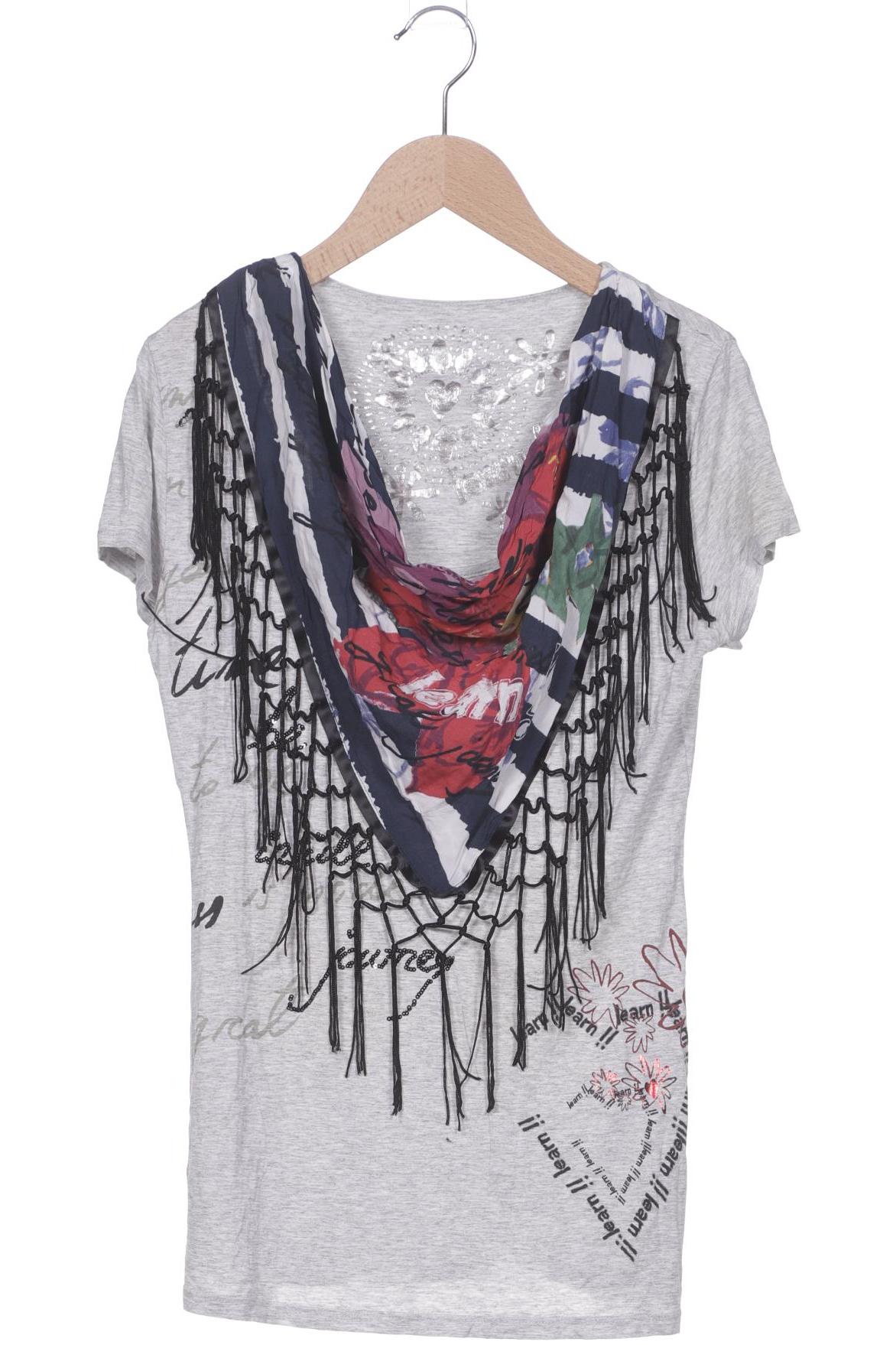 

Desigual Damen T-Shirt, grau, Gr. 38
