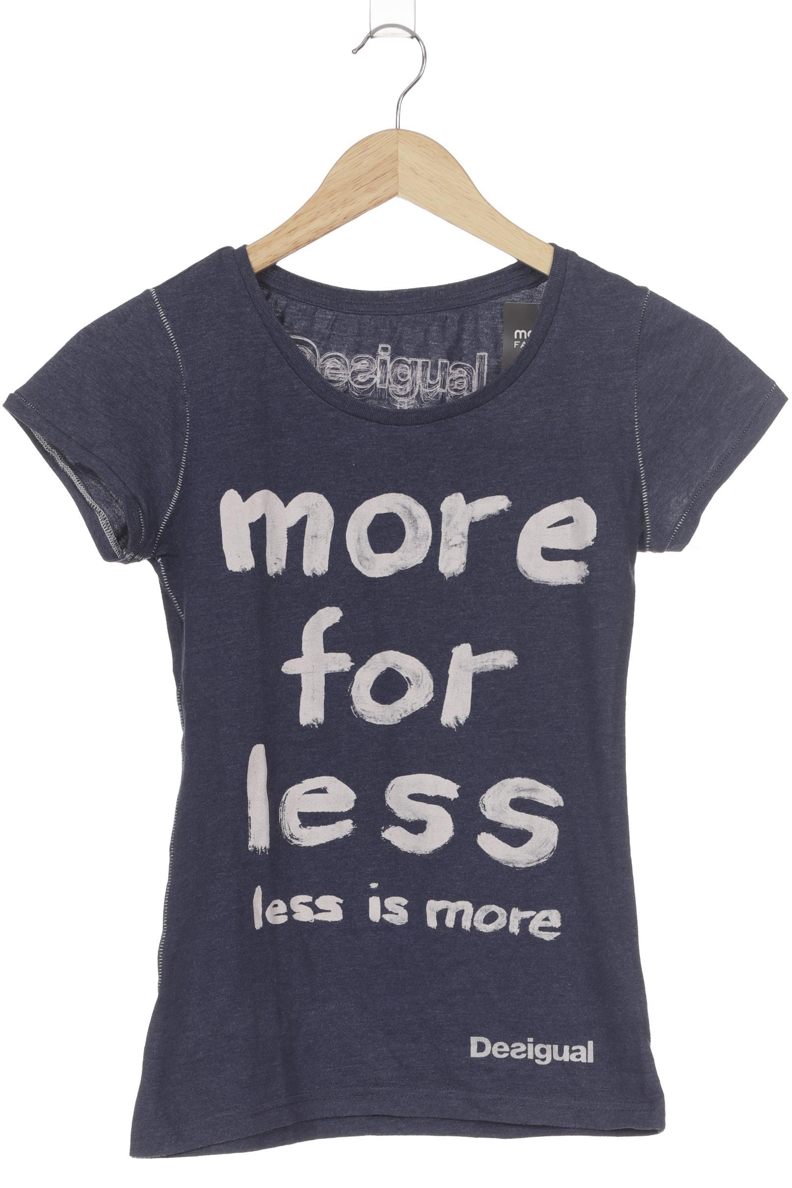 

Desigual Damen T-Shirt, blau, Gr. 38