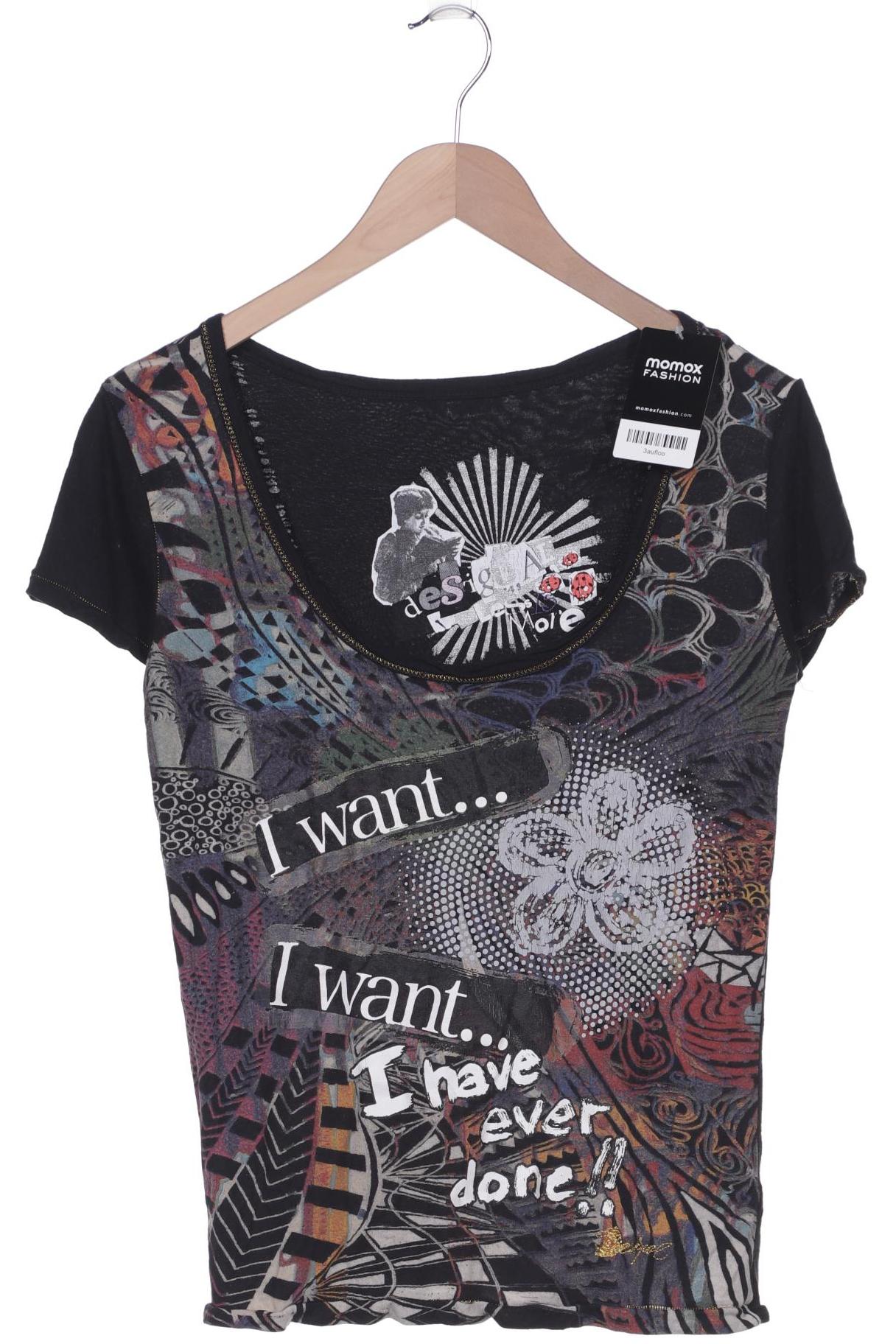 

Desigual Damen T-Shirt, schwarz