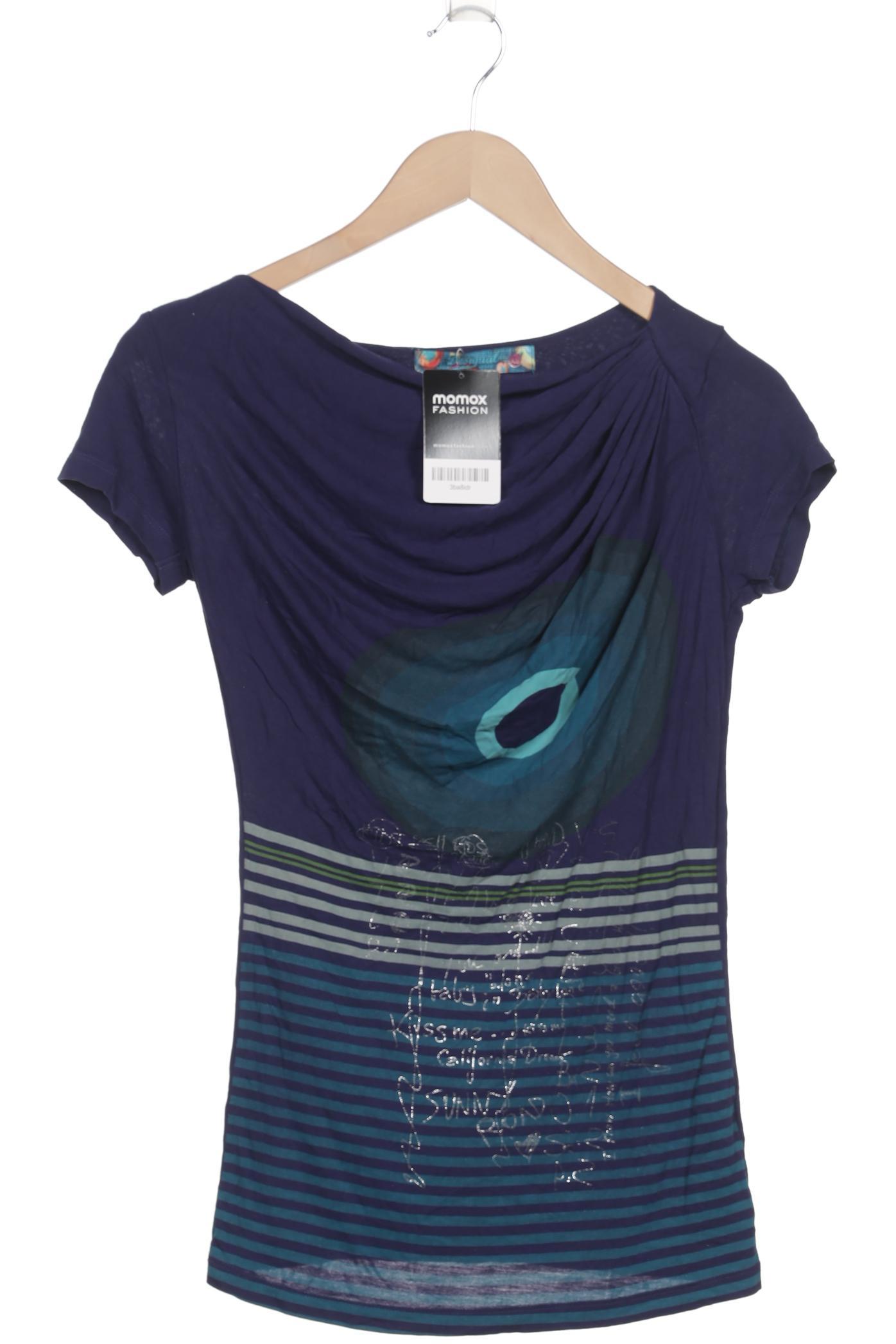 

Desigual Damen T-Shirt, marineblau, Gr. 34