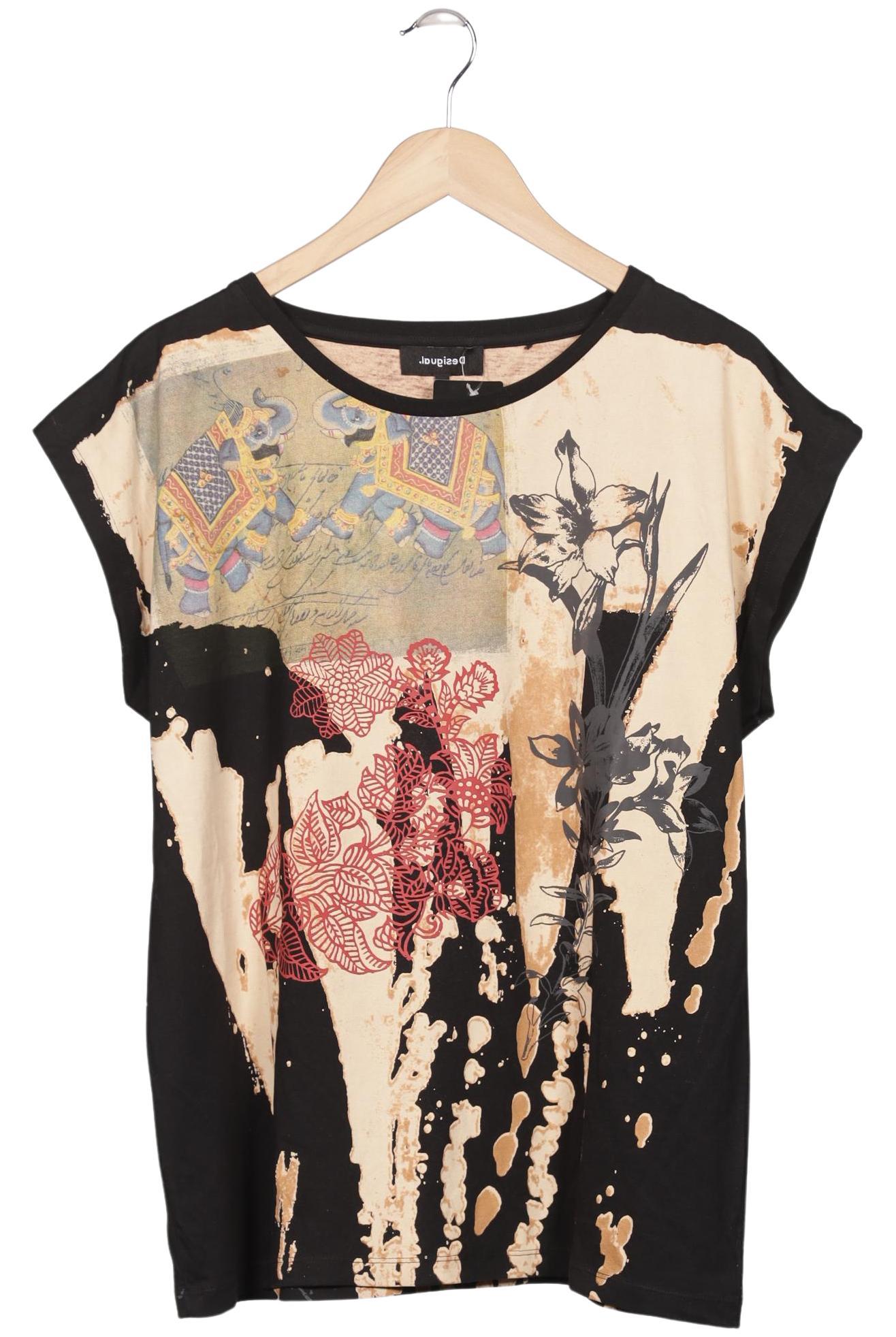 

Desigual Damen T-Shirt, mehrfarbig, Gr. 44