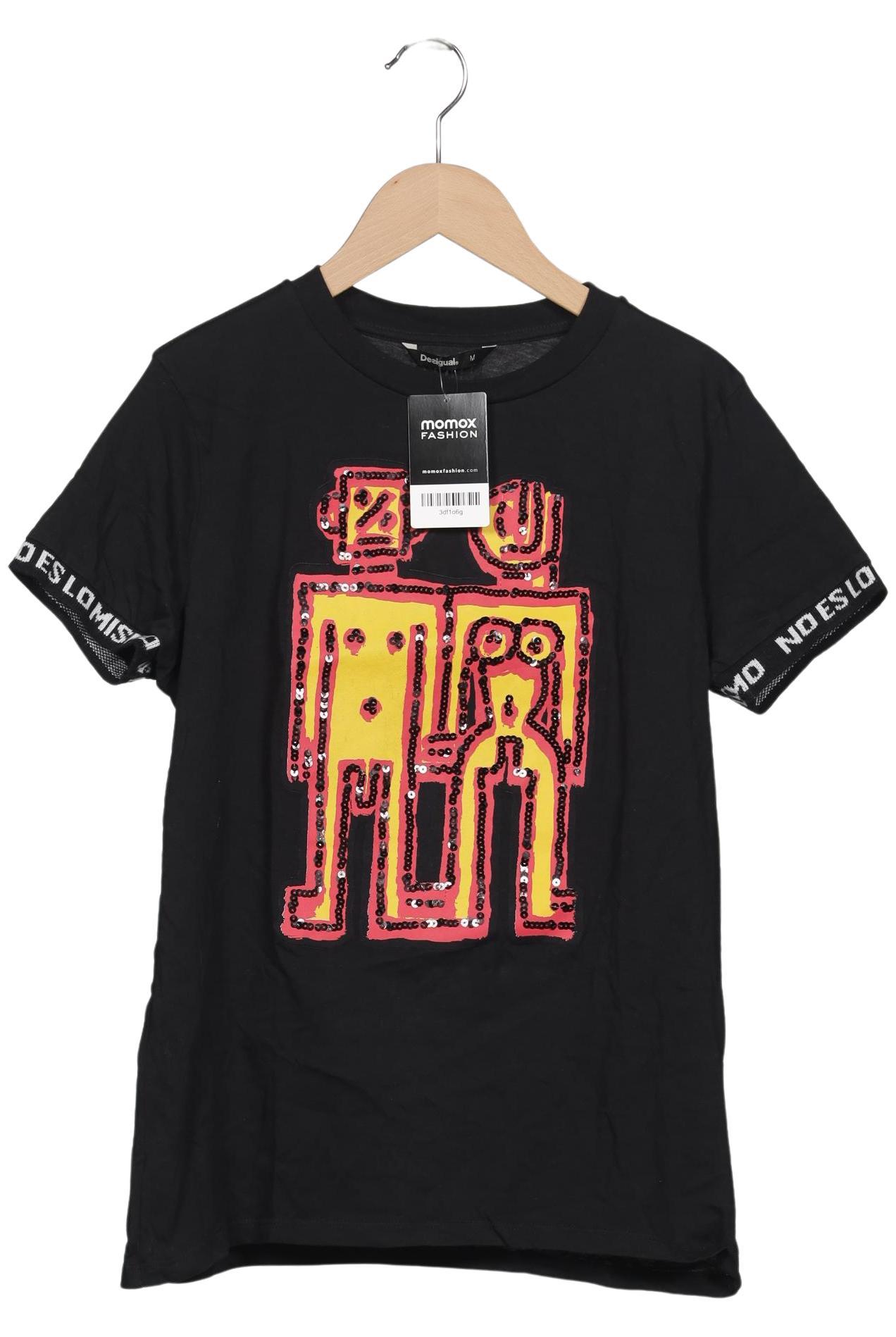 

Desigual Damen T-Shirt, schwarz, Gr. 38