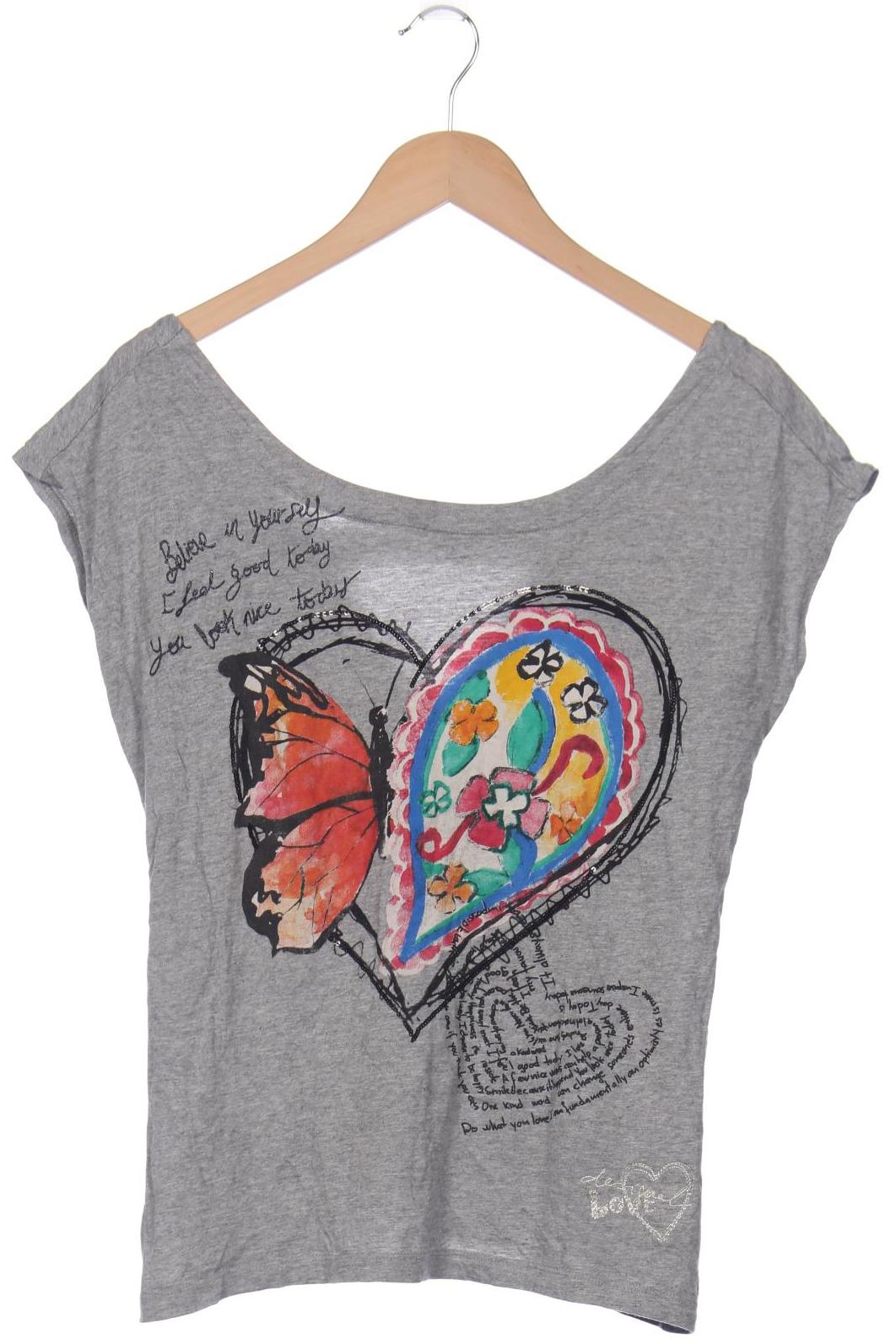 

Desigual Damen T-Shirt, grau