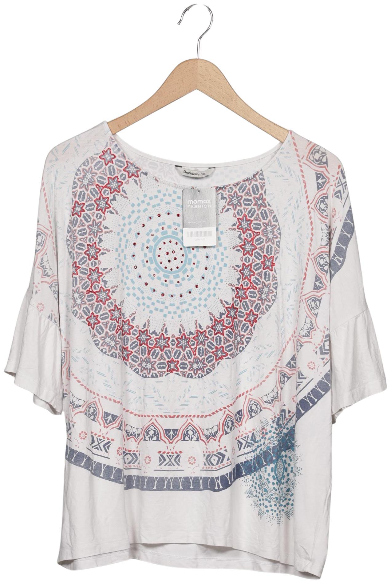 

Desigual Damen T-Shirt, weiß, Gr. 46