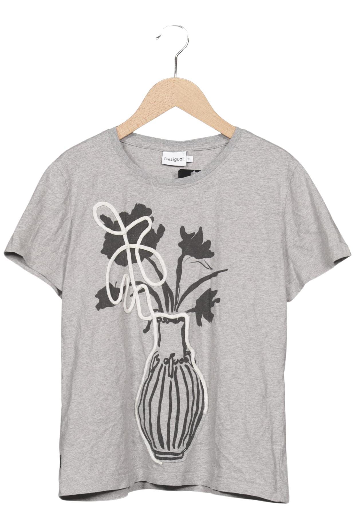 

Desigual Damen T-Shirt, grau, Gr. 36