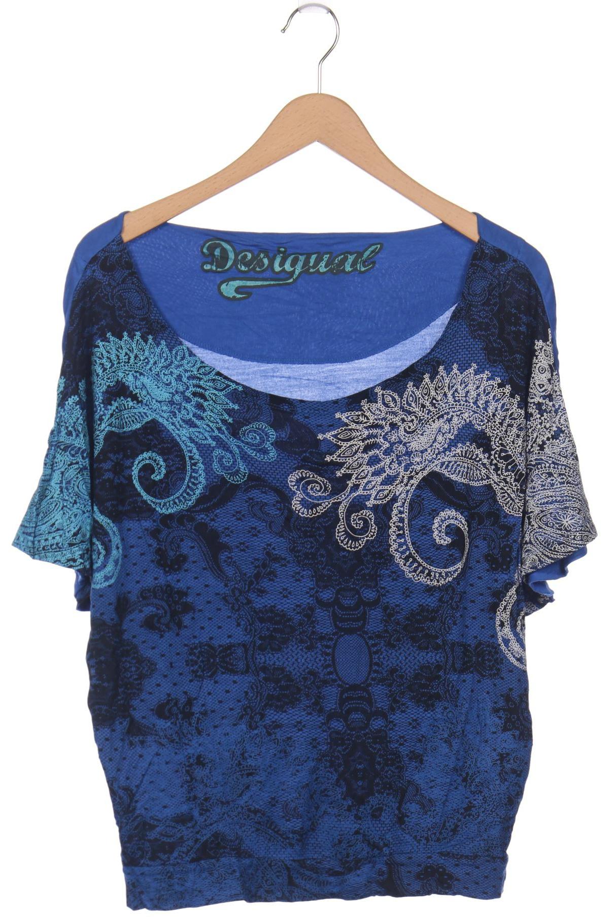 

Desigual Damen T-Shirt, blau