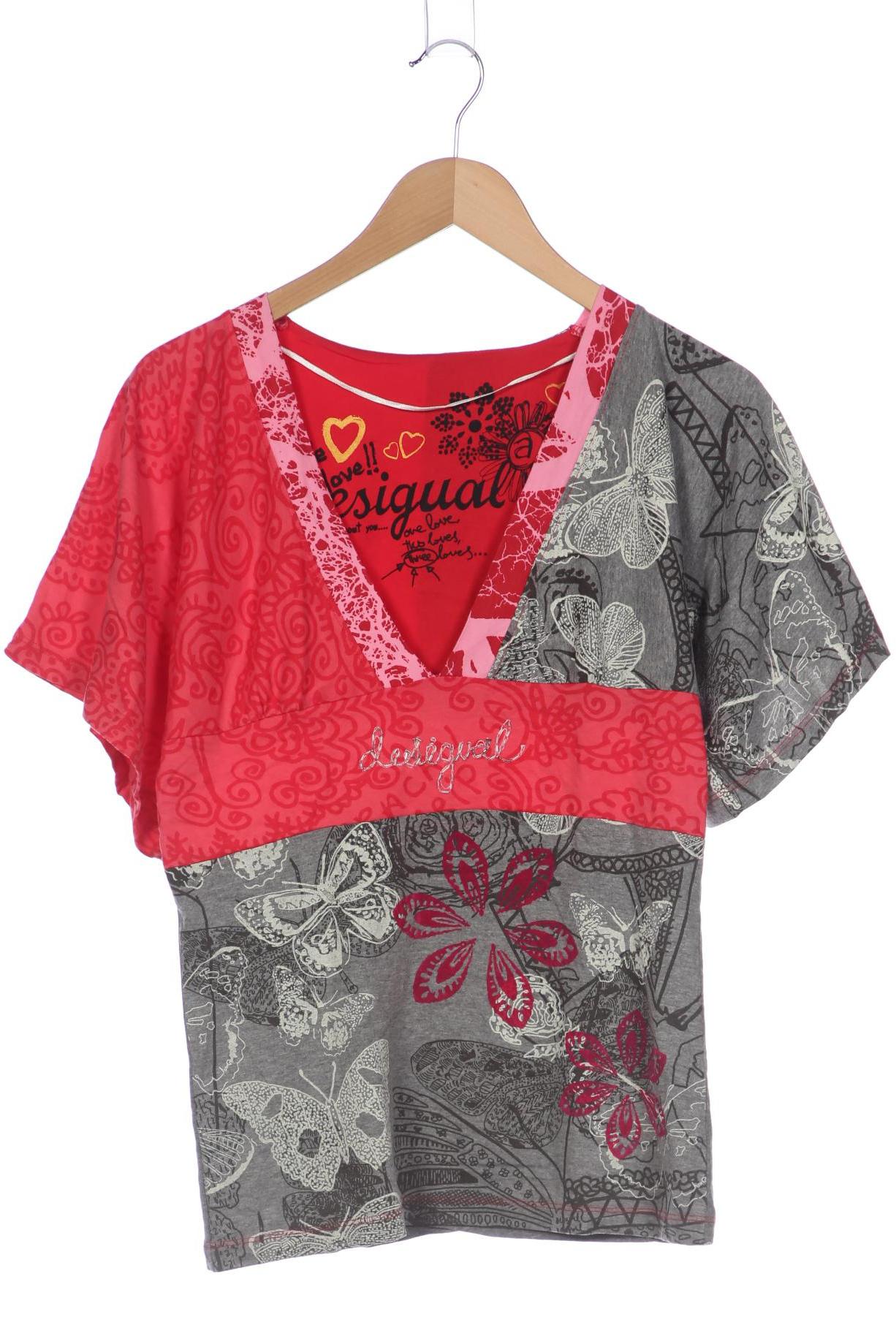 

Desigual Damen T-Shirt, grau, Gr. 44