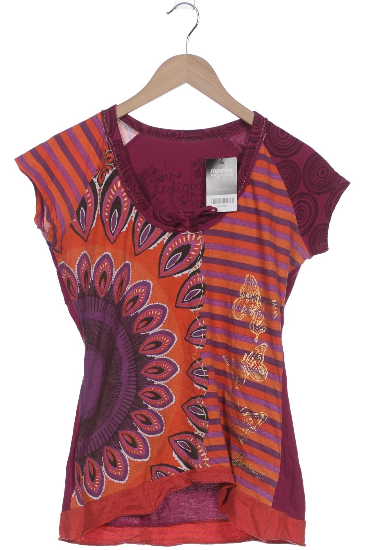 

Desigual Damen T-Shirt, orange, Gr. 44