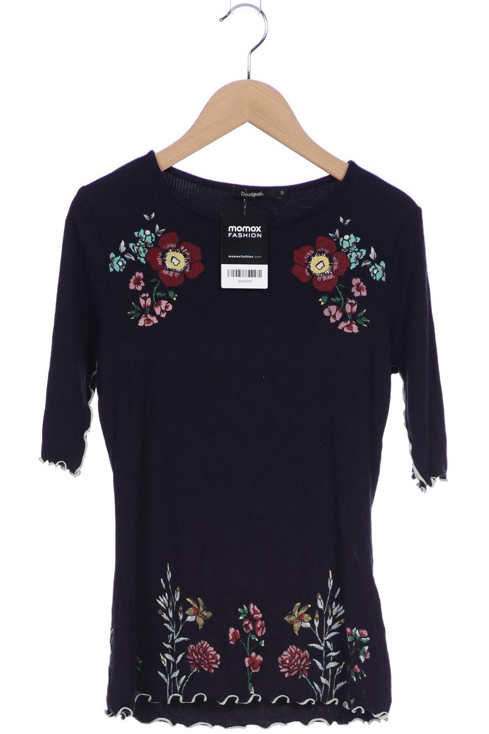 

Desigual Damen T-Shirt, marineblau, Gr. 36