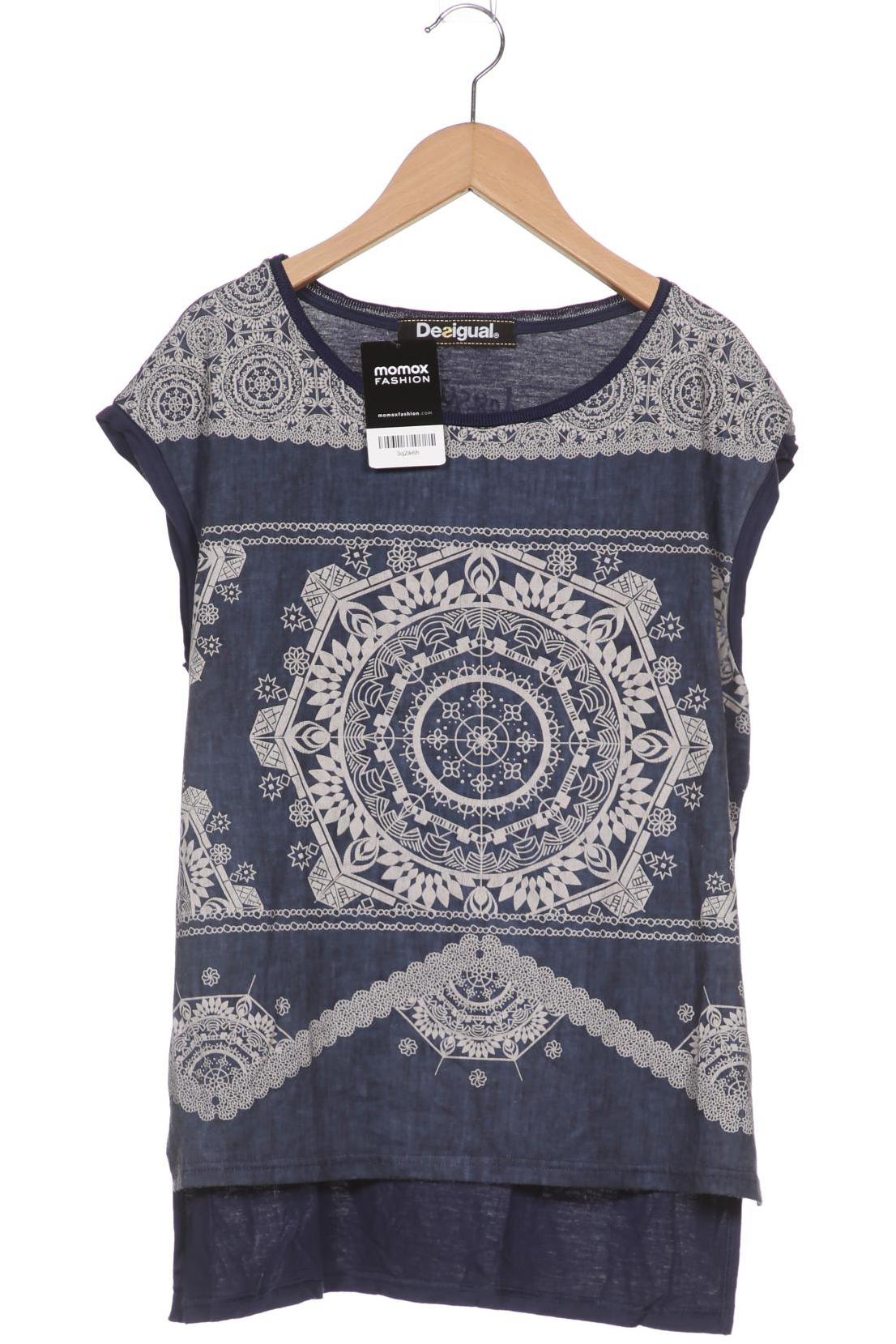 

Desigual Damen T-Shirt, marineblau, Gr. 36