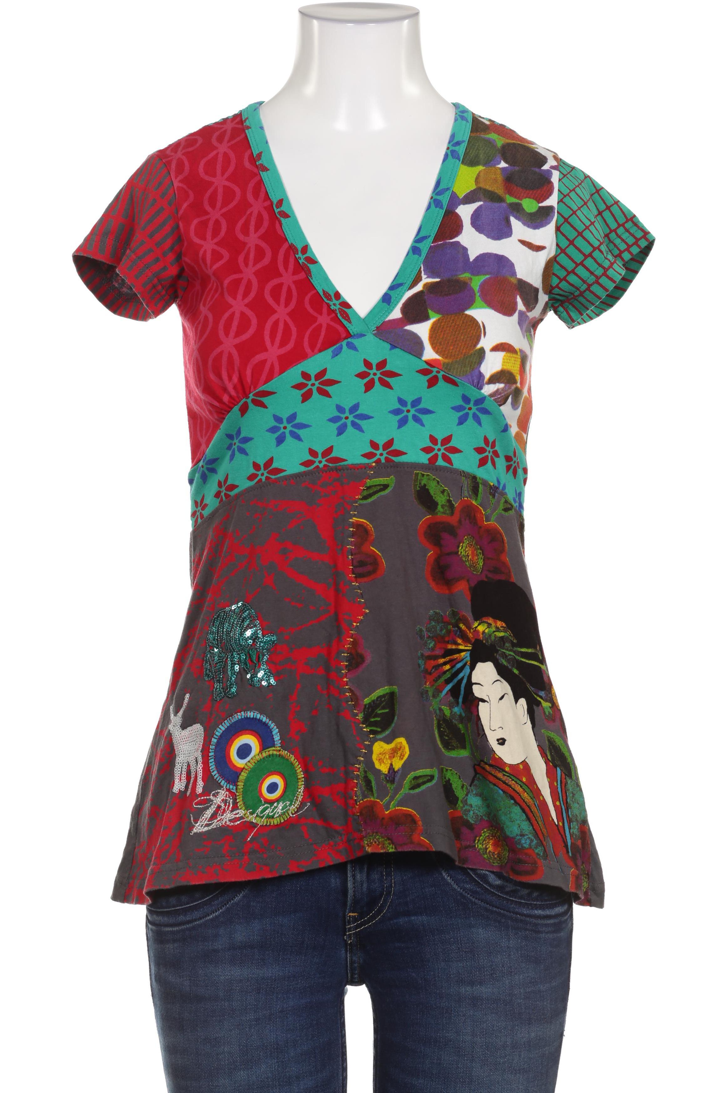 

Desigual Damen T-Shirt, mehrfarbig, Gr. 38