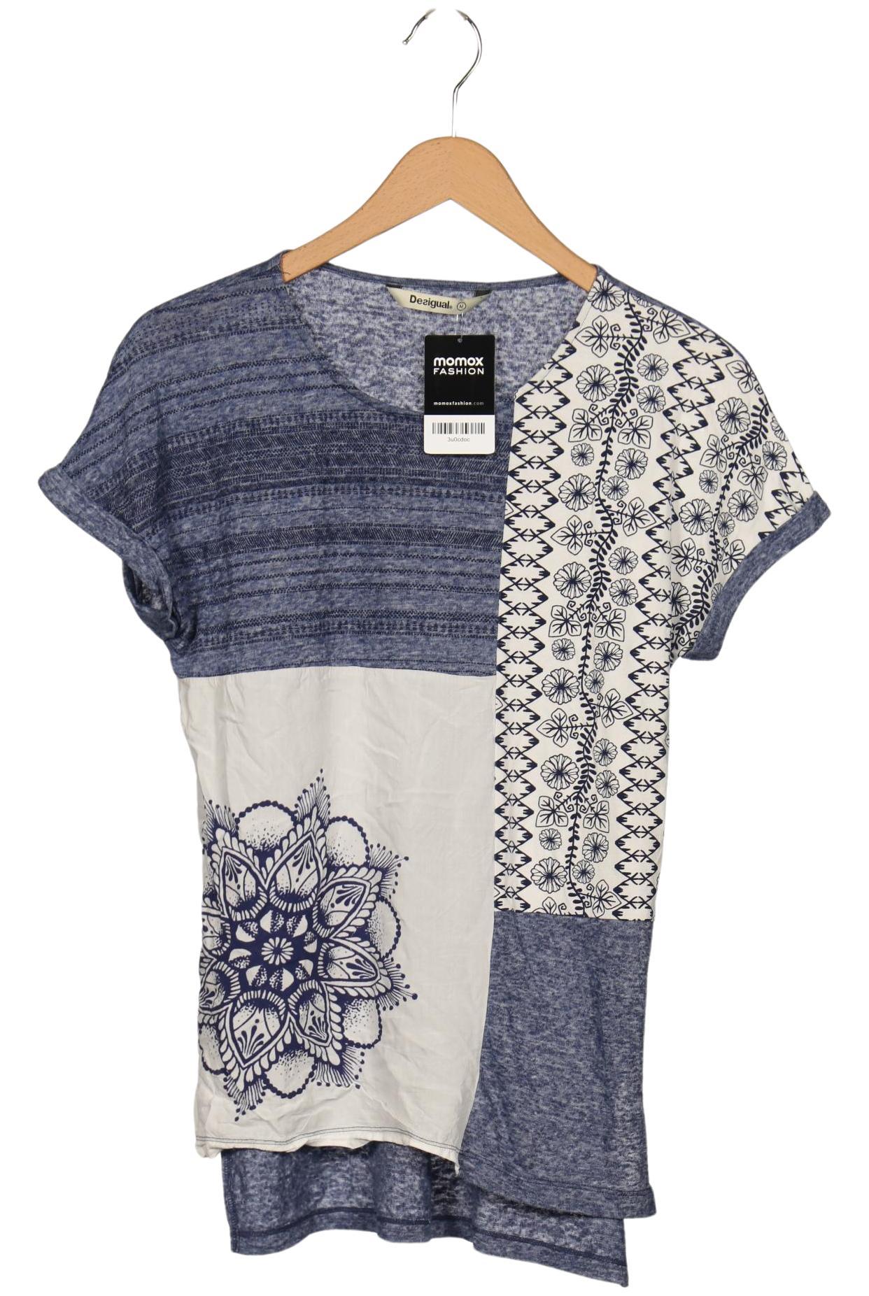 

Desigual Damen T-Shirt, blau, Gr. 38