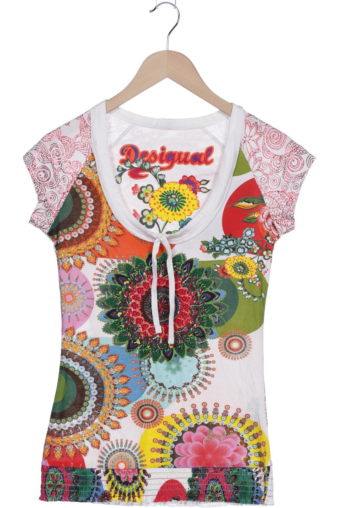 

Desigual Damen T-Shirt, mehrfarbig, Gr. 34