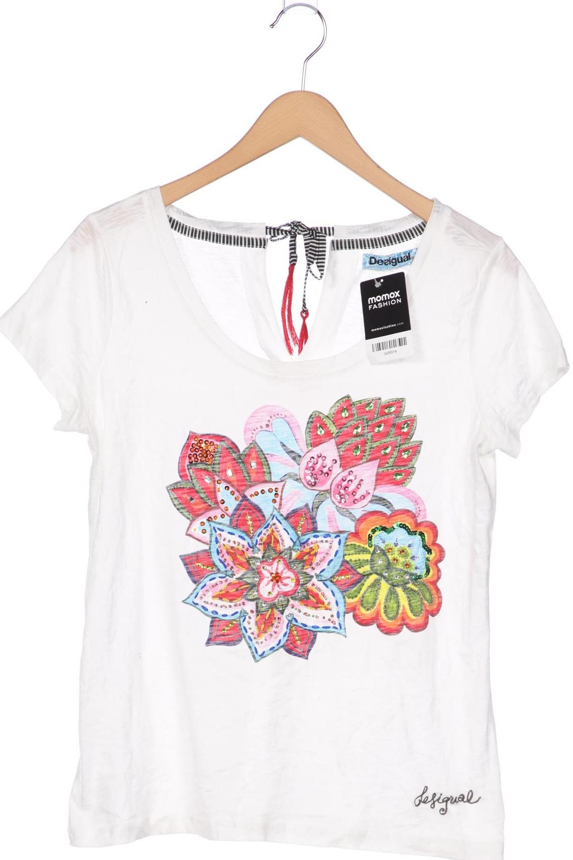 

Desigual Damen T-Shirt, weiß, Gr. 44