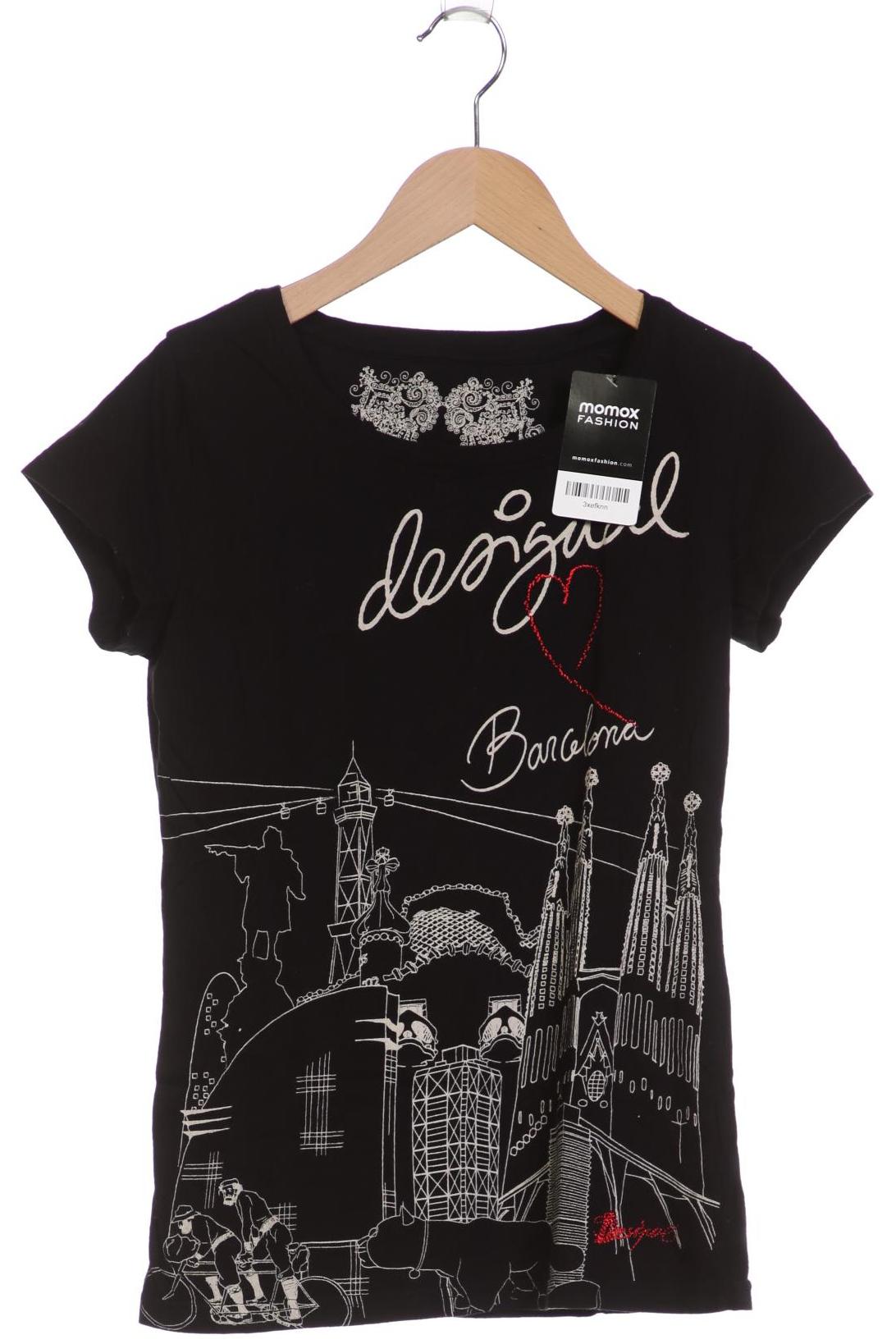 

Desigual Damen T-Shirt, schwarz, Gr. 38