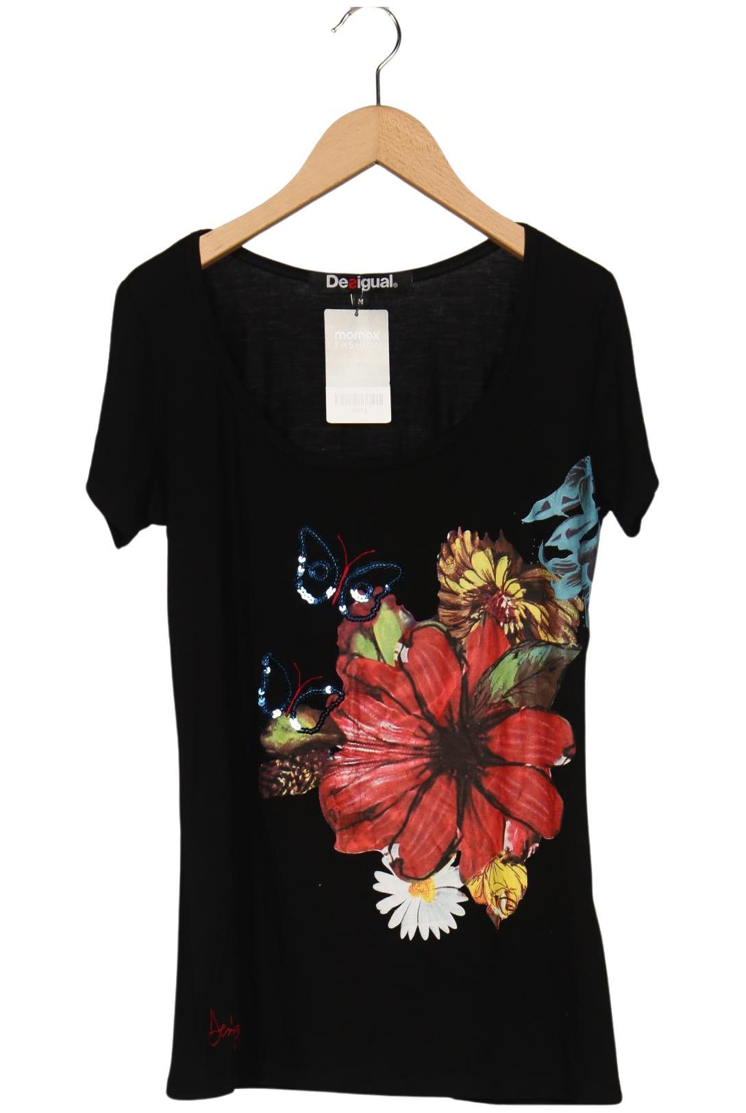 

Desigual Damen T-Shirt, schwarz, Gr. 38