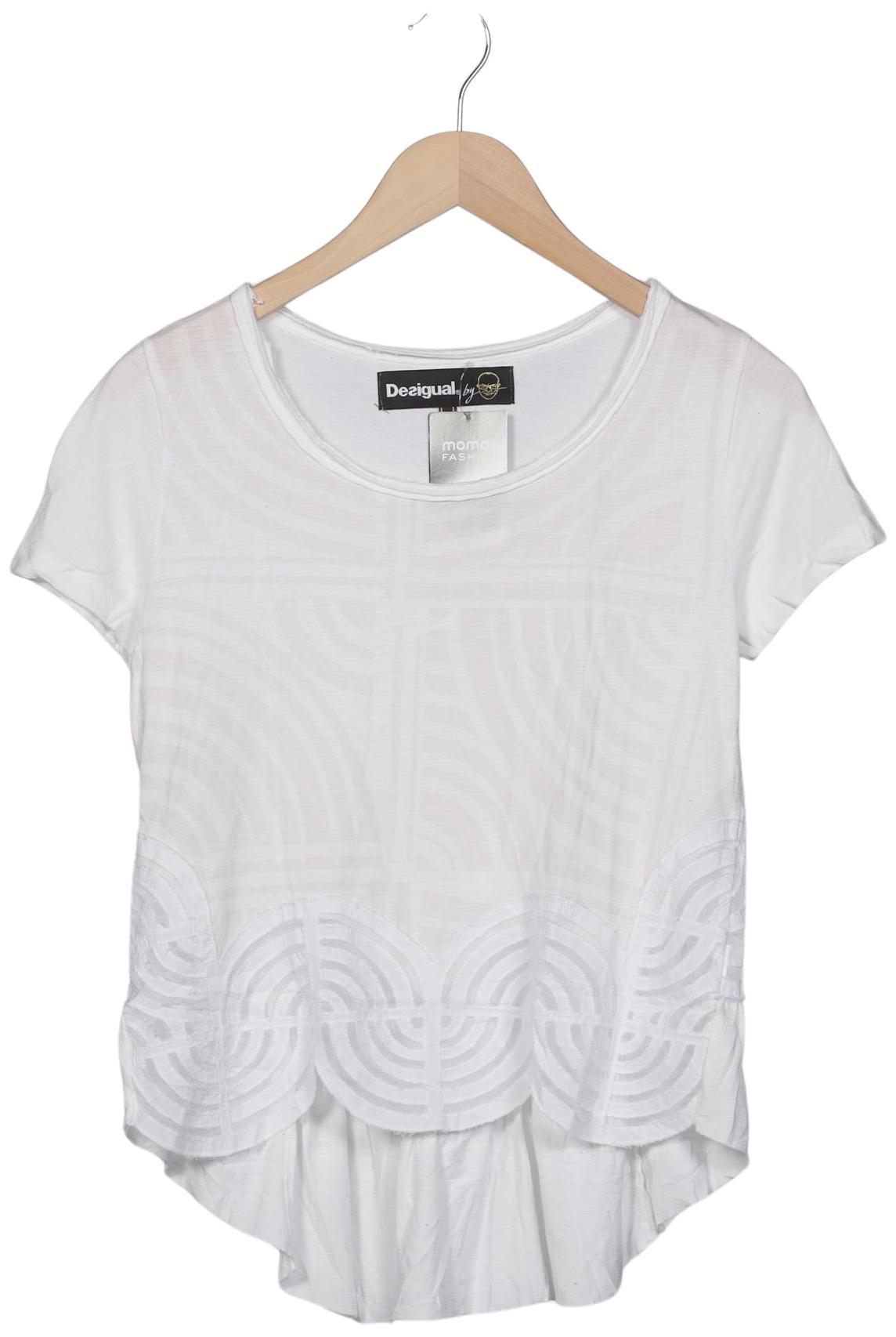 

Desigual Damen T-Shirt, weiß, Gr. 36