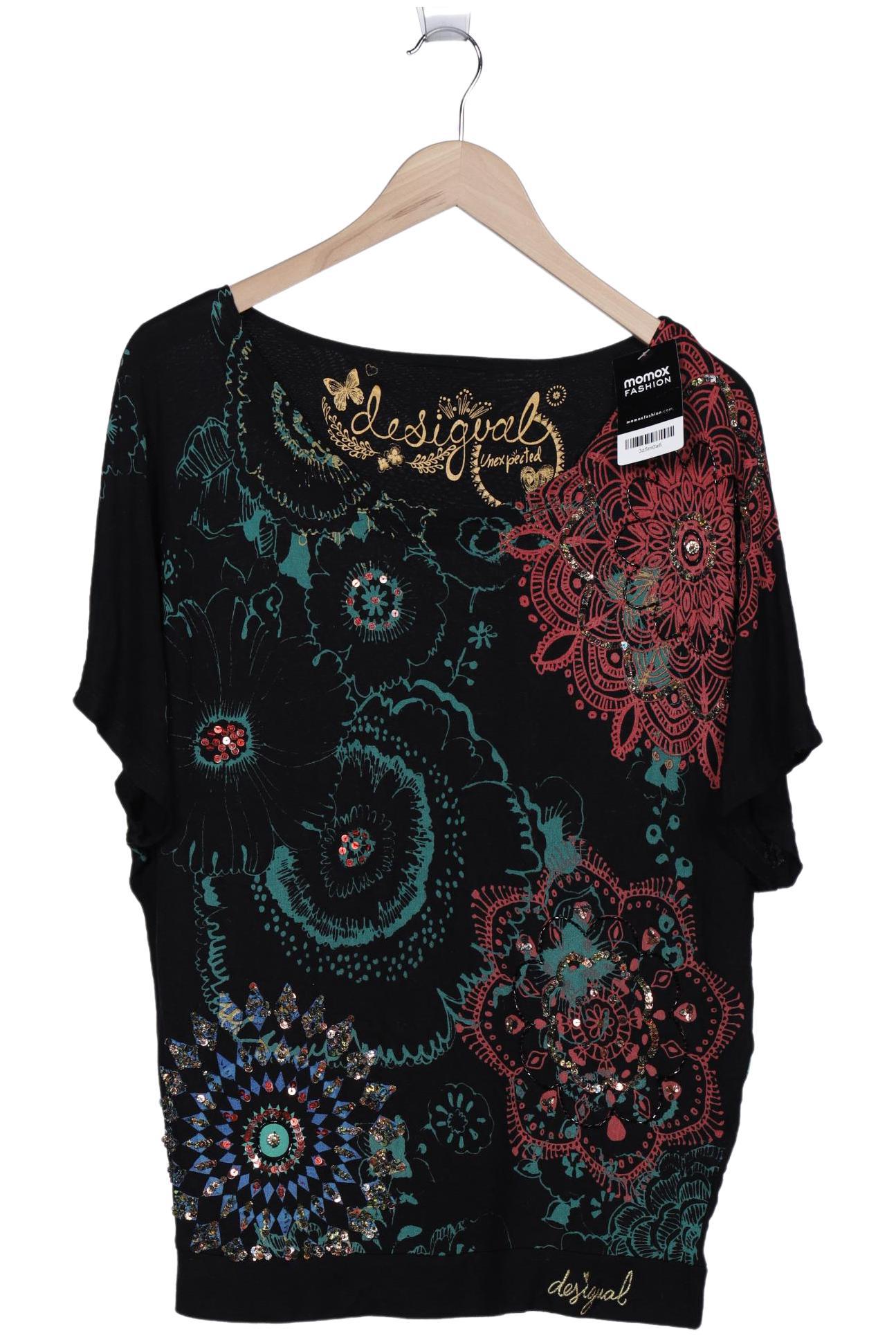 

Desigual Damen T-Shirt, schwarz, Gr. 42