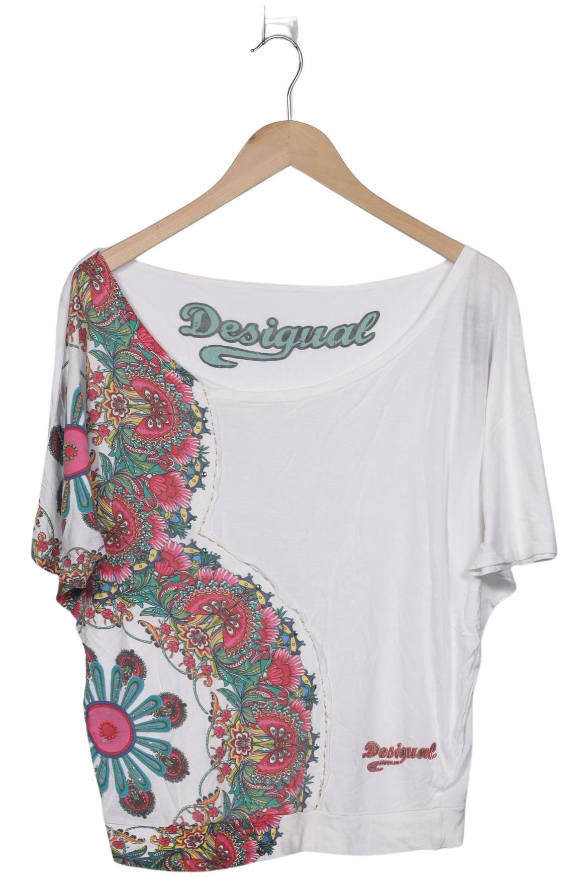 

Desigual Damen T-Shirt, weiß, Gr. 38