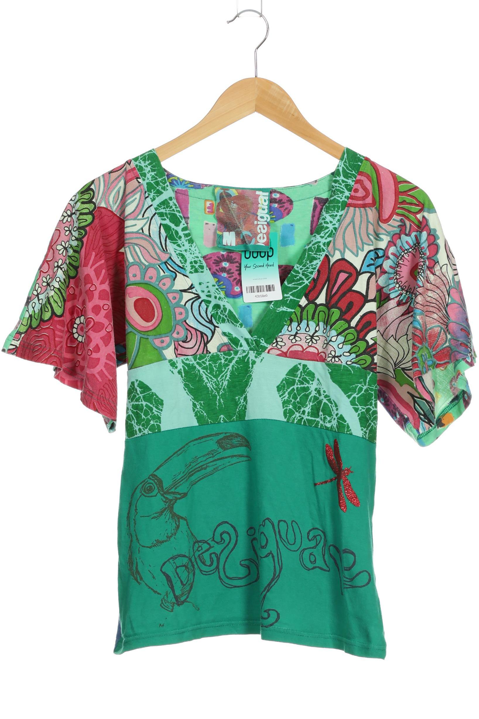 

Desigual Damen T-Shirt, grün, Gr. 38