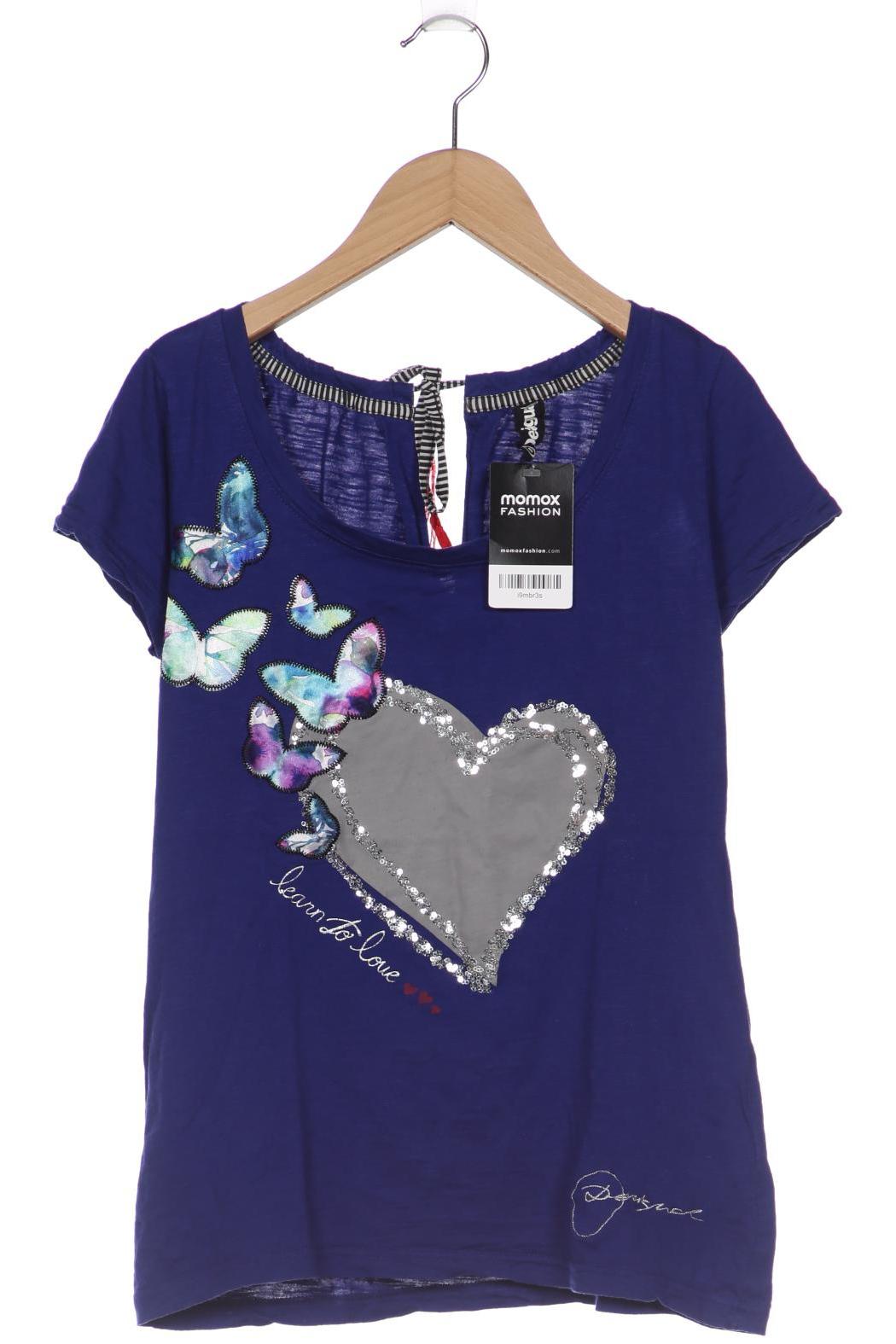 

Desigual Damen T-Shirt, blau