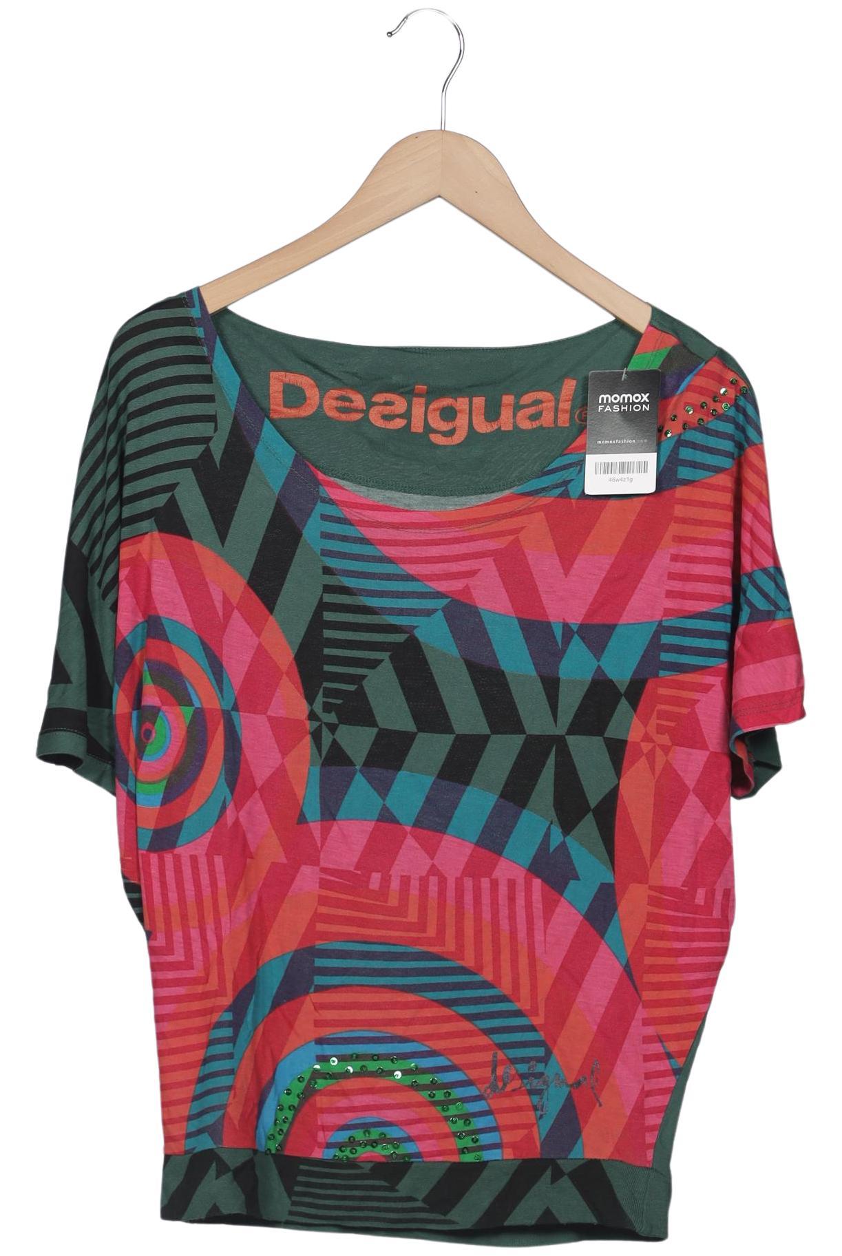 

Desigual Damen T-Shirt, grün, Gr. 36