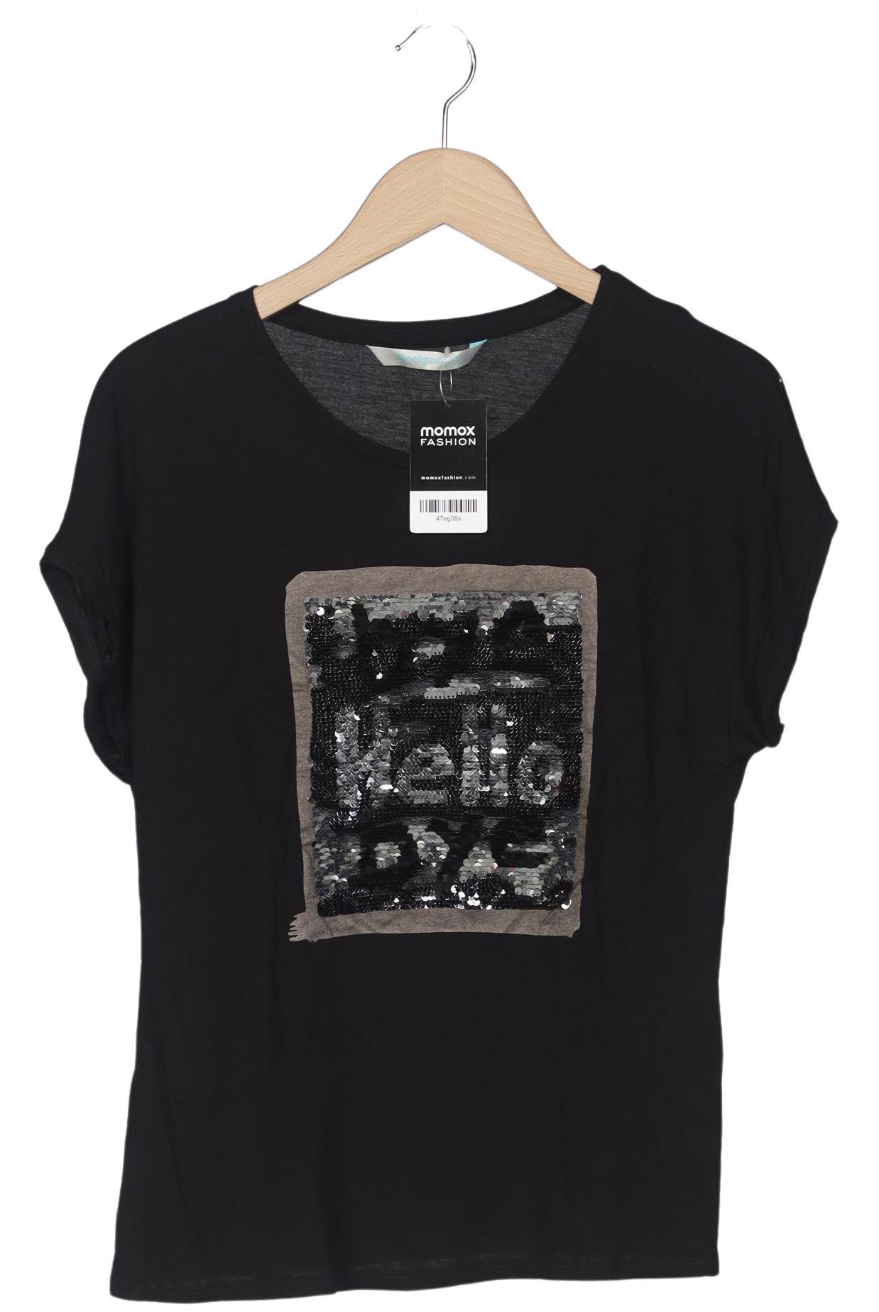 

Desigual Damen T-Shirt, schwarz, Gr. 44