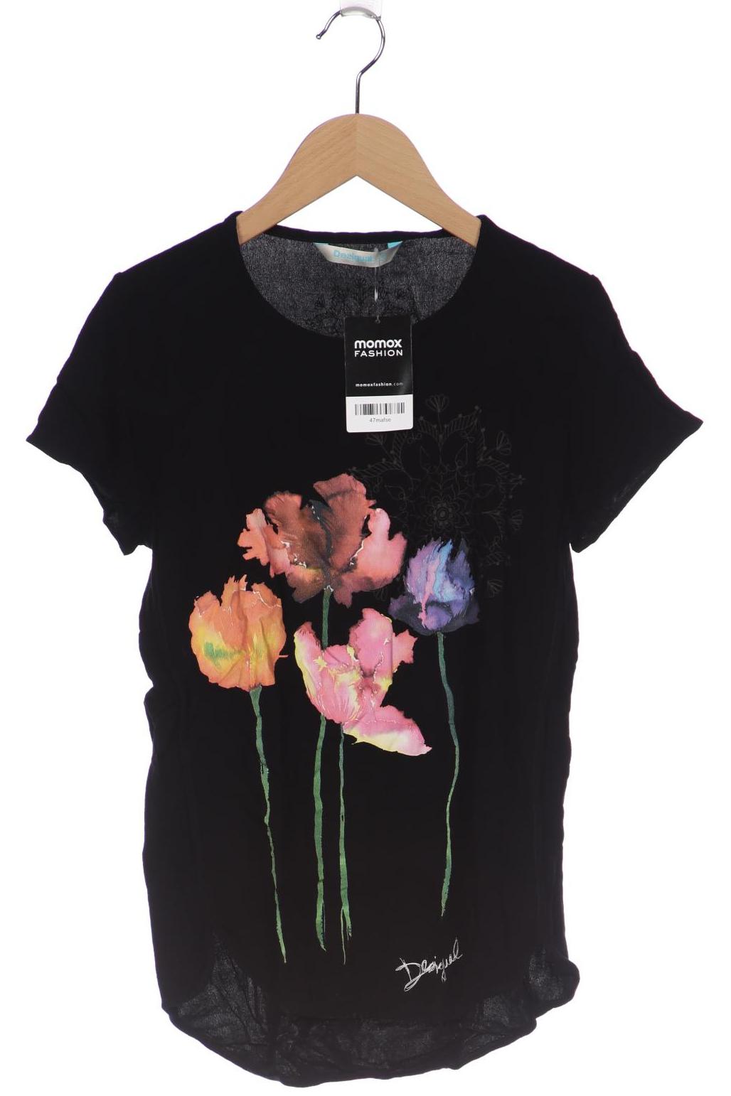 

Desigual Damen T-Shirt, schwarz