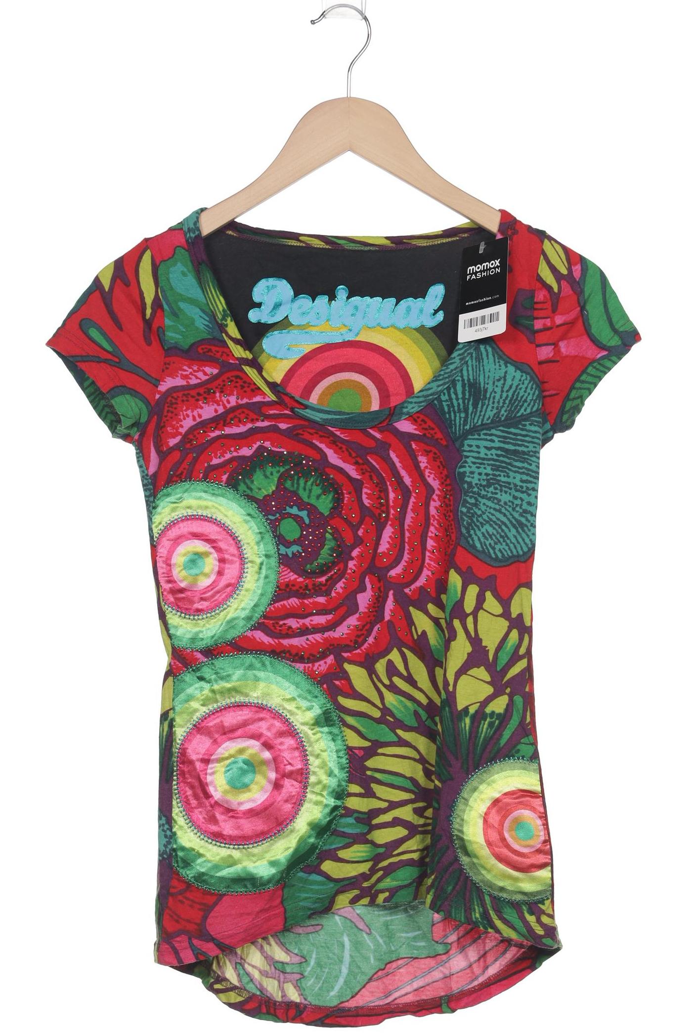 

Desigual Damen T-Shirt, mehrfarbig, Gr. 34