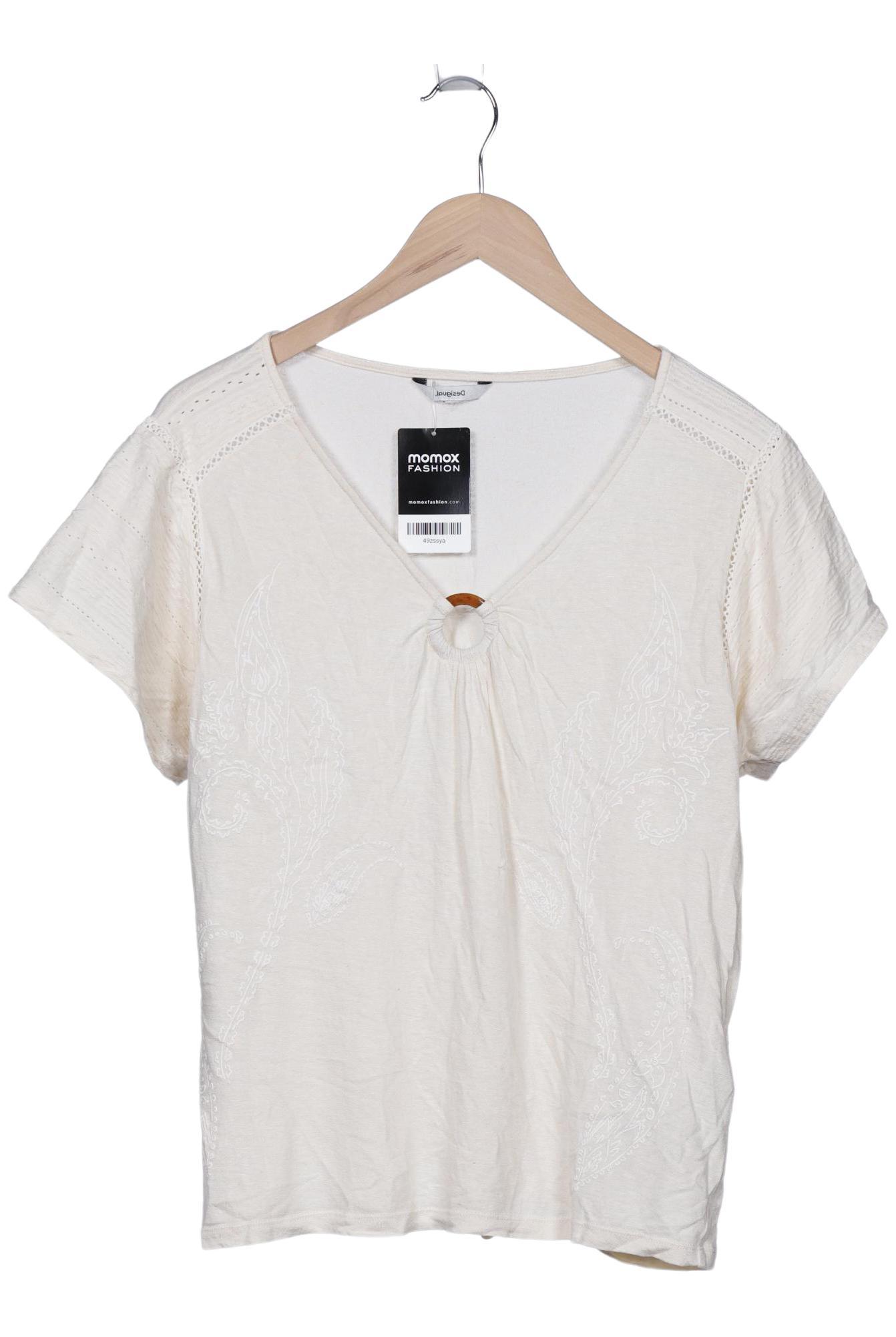 

Desigual Damen T-Shirt, beige, Gr. 42