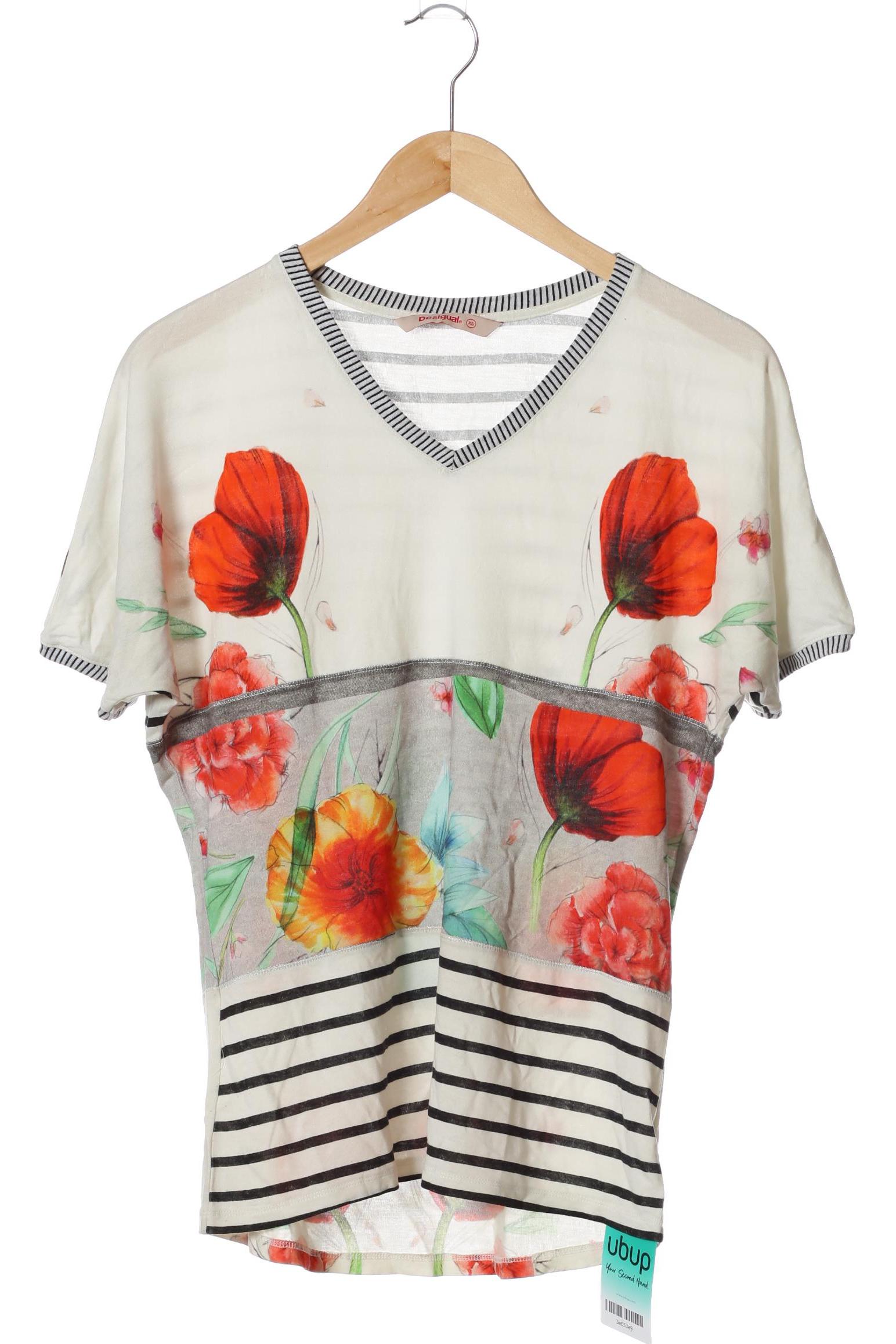 

Desigual Damen T-Shirt, grau, Gr. 34