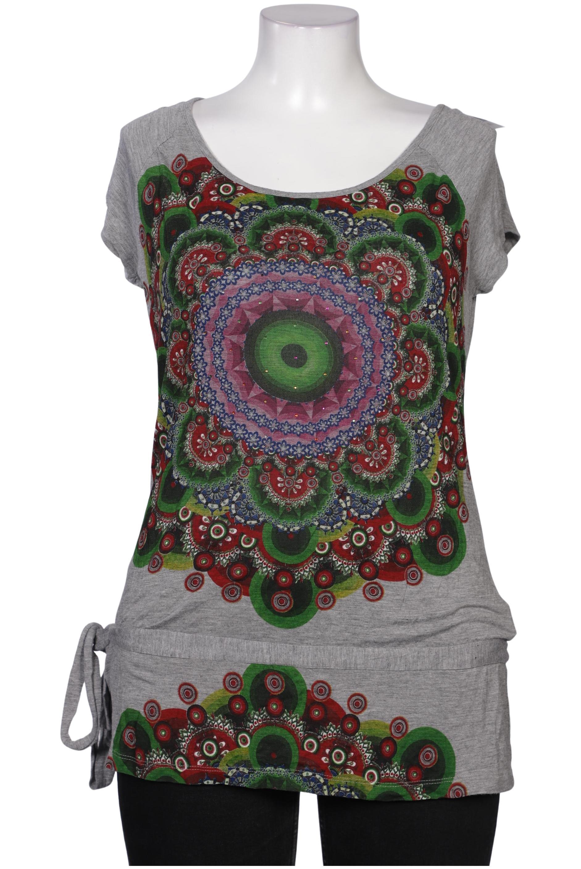 

Desigual Damen T-Shirt, grau, Gr. 44