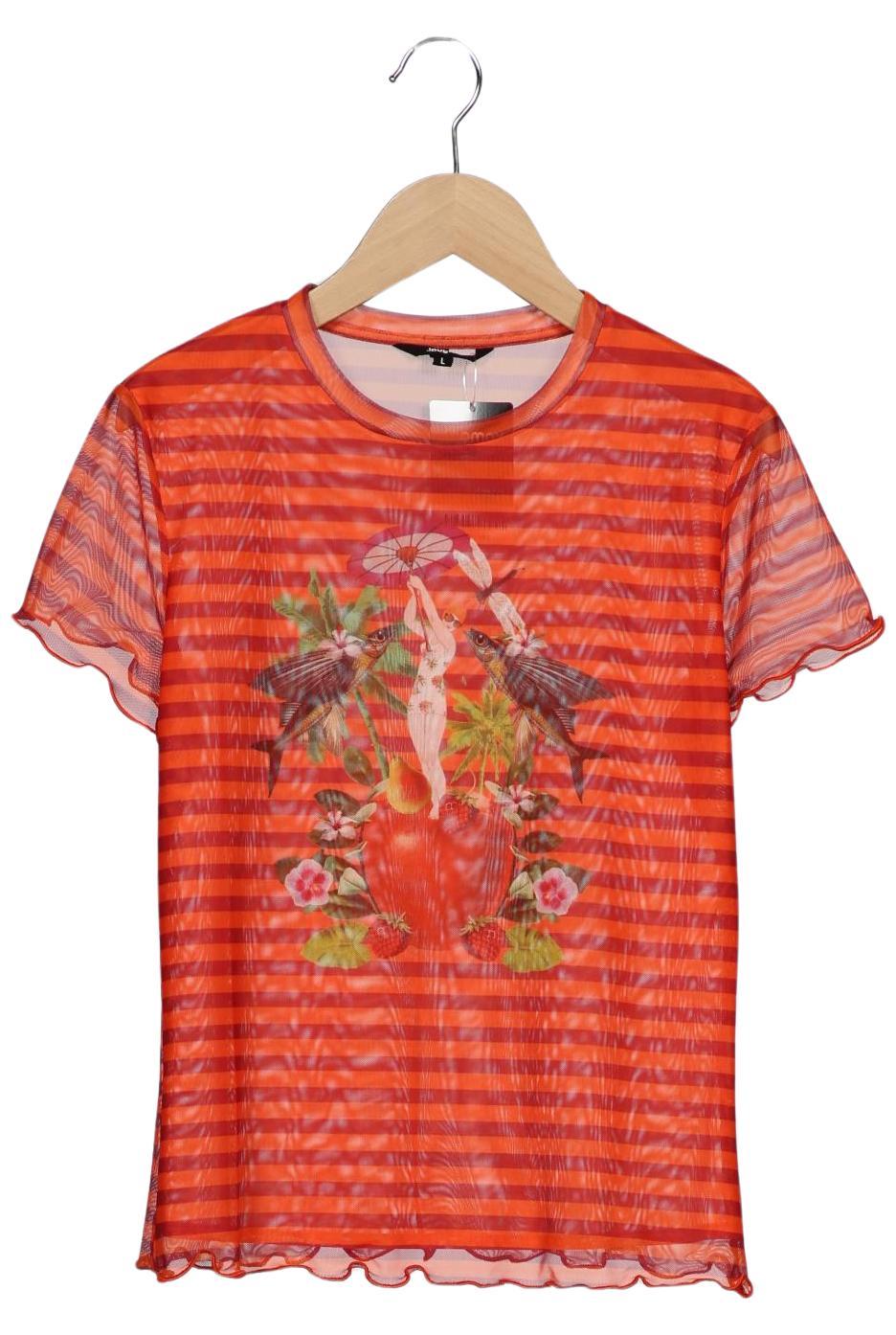 

Desigual Damen T-Shirt, rot, Gr. 42